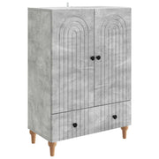 Kreveta Betonska siva 66 x 34,5 x 95 cm Konstruirano drvo