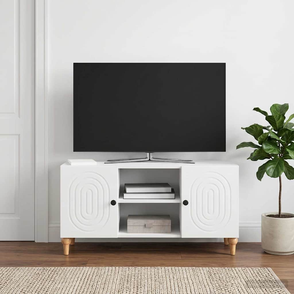 TV ormar Bijela 102 x 34,5 x 50 cm Konstruirano drvo