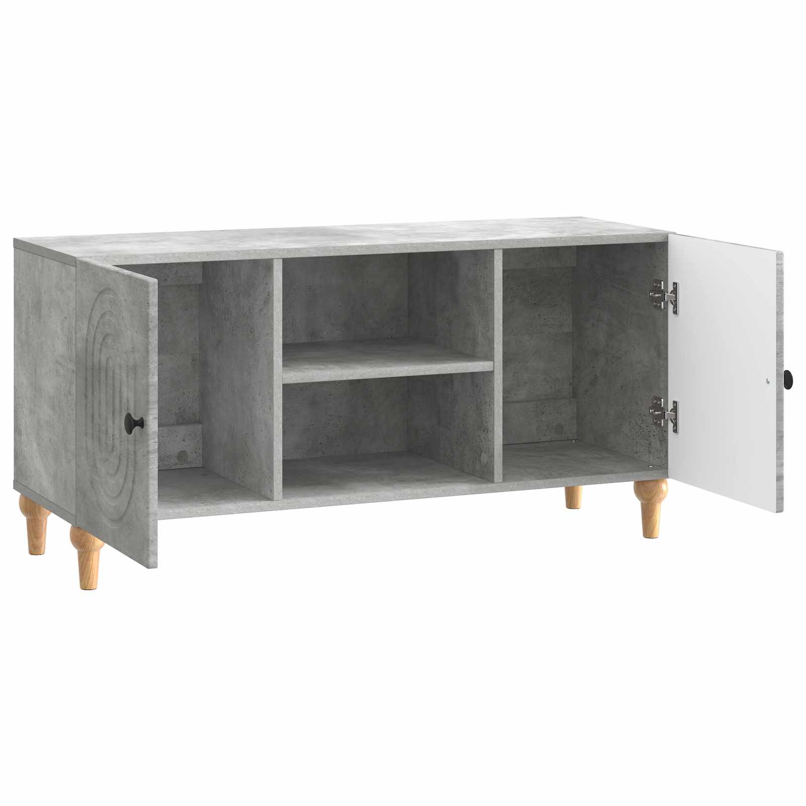 TV ormar Betonska siva 102 x 34,5 x 50 cm Konstruirano drvo