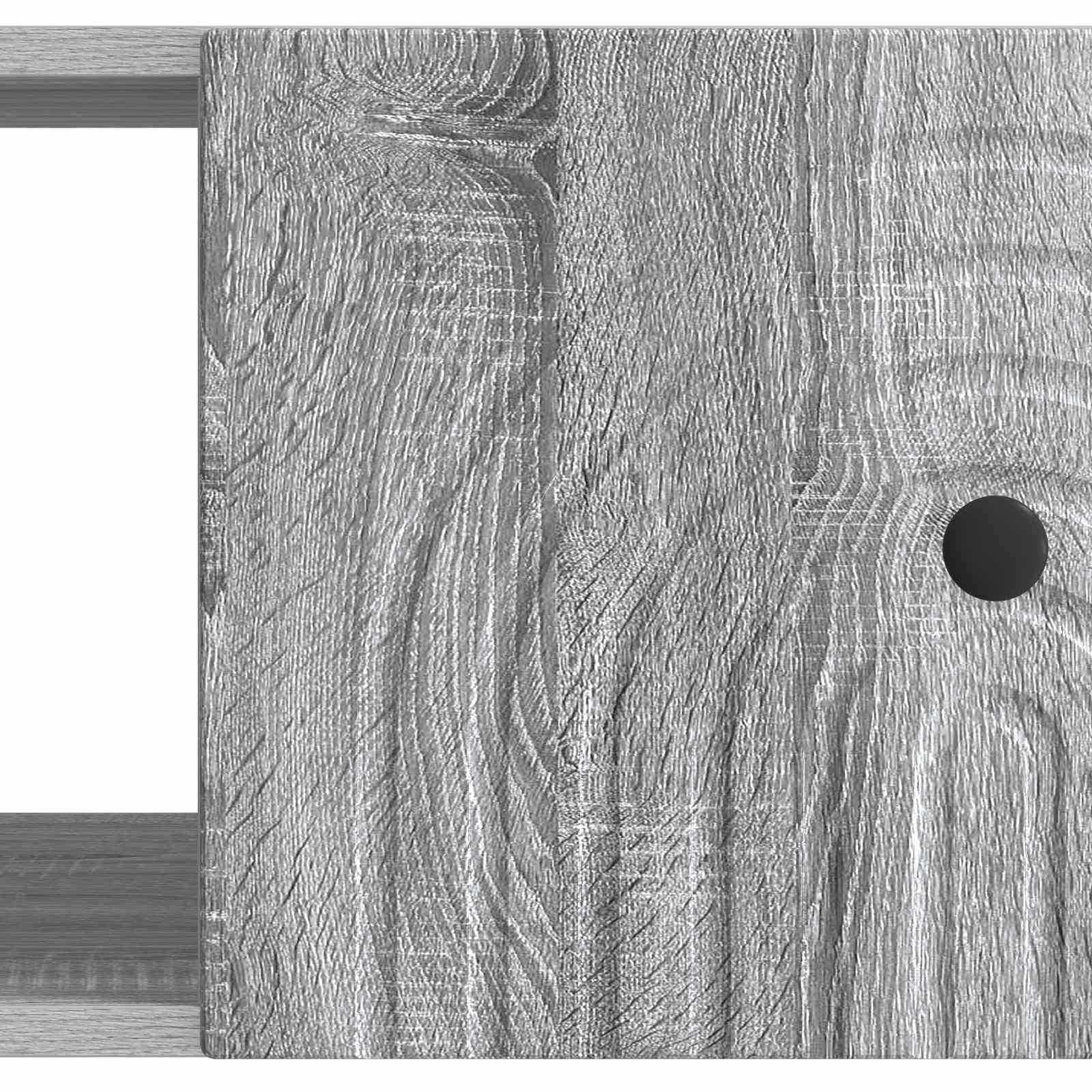 Kava Stol Siva sonoma 90 x 50 x 40 cm Konstruirano drvo