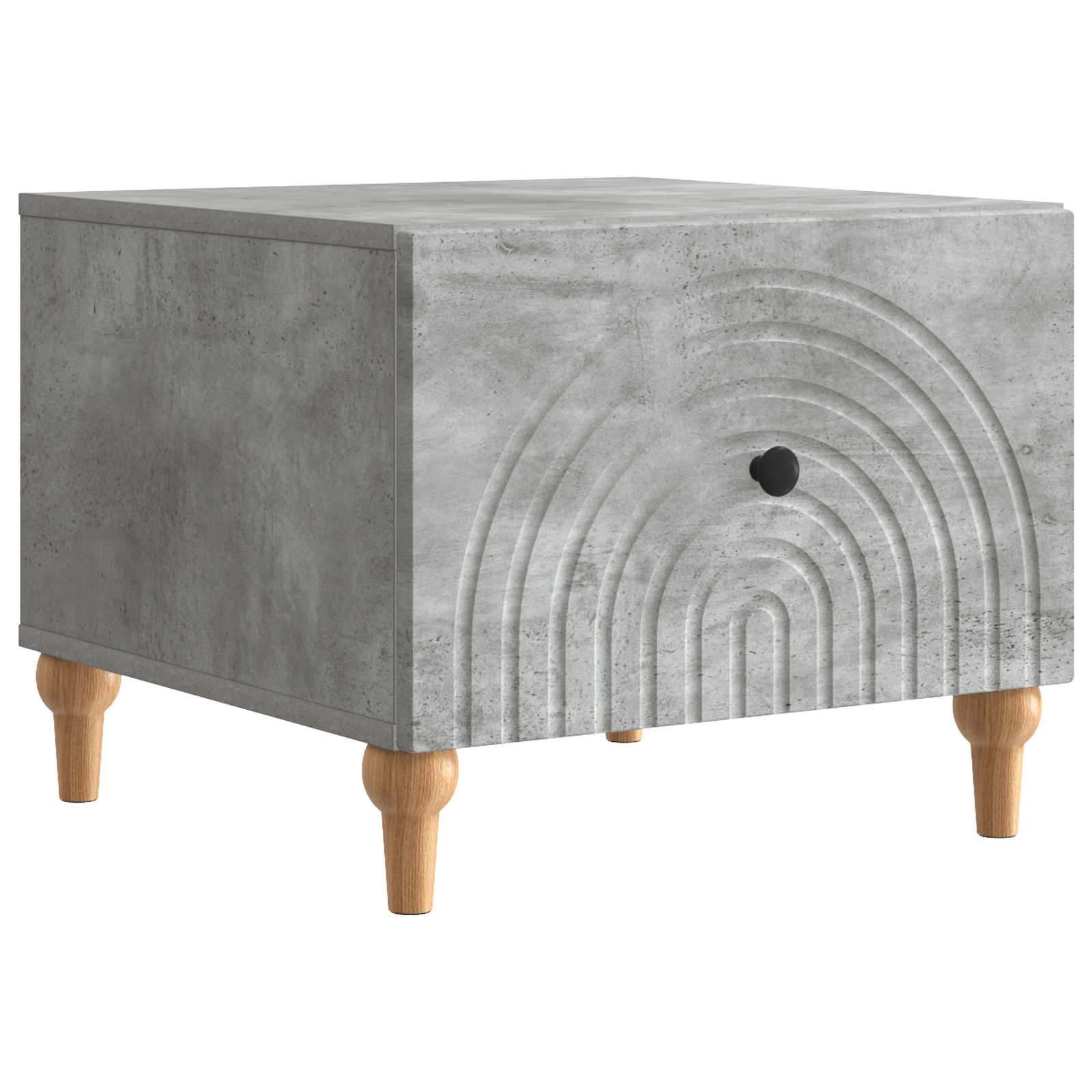 Kava Stol Betonska siva 49 x 50 x 40 cm Konstruirano drvo