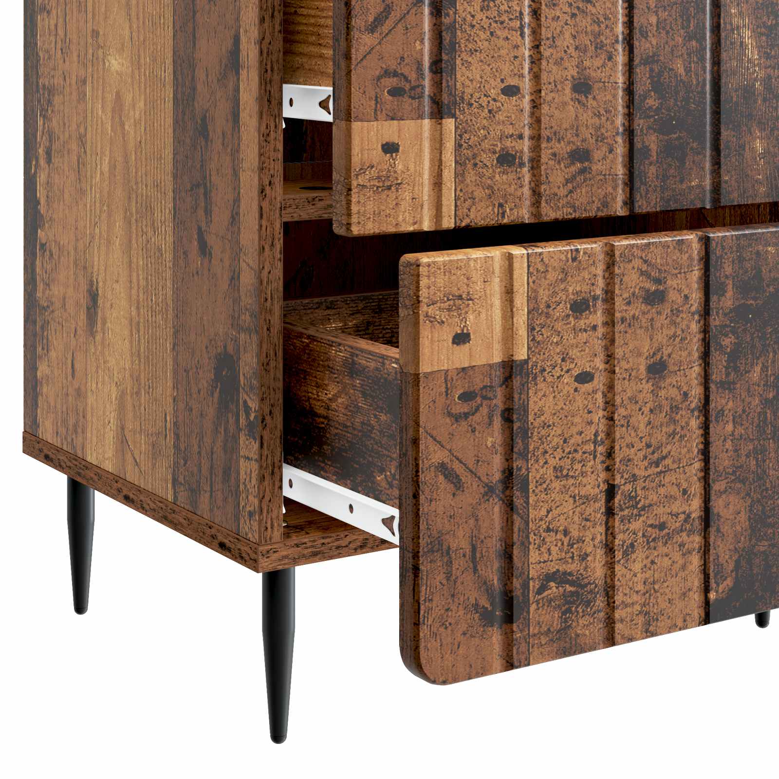 Noćni ormar Staro drvo 43 x 34,5 x 49,5 cm Konstruirano drvo