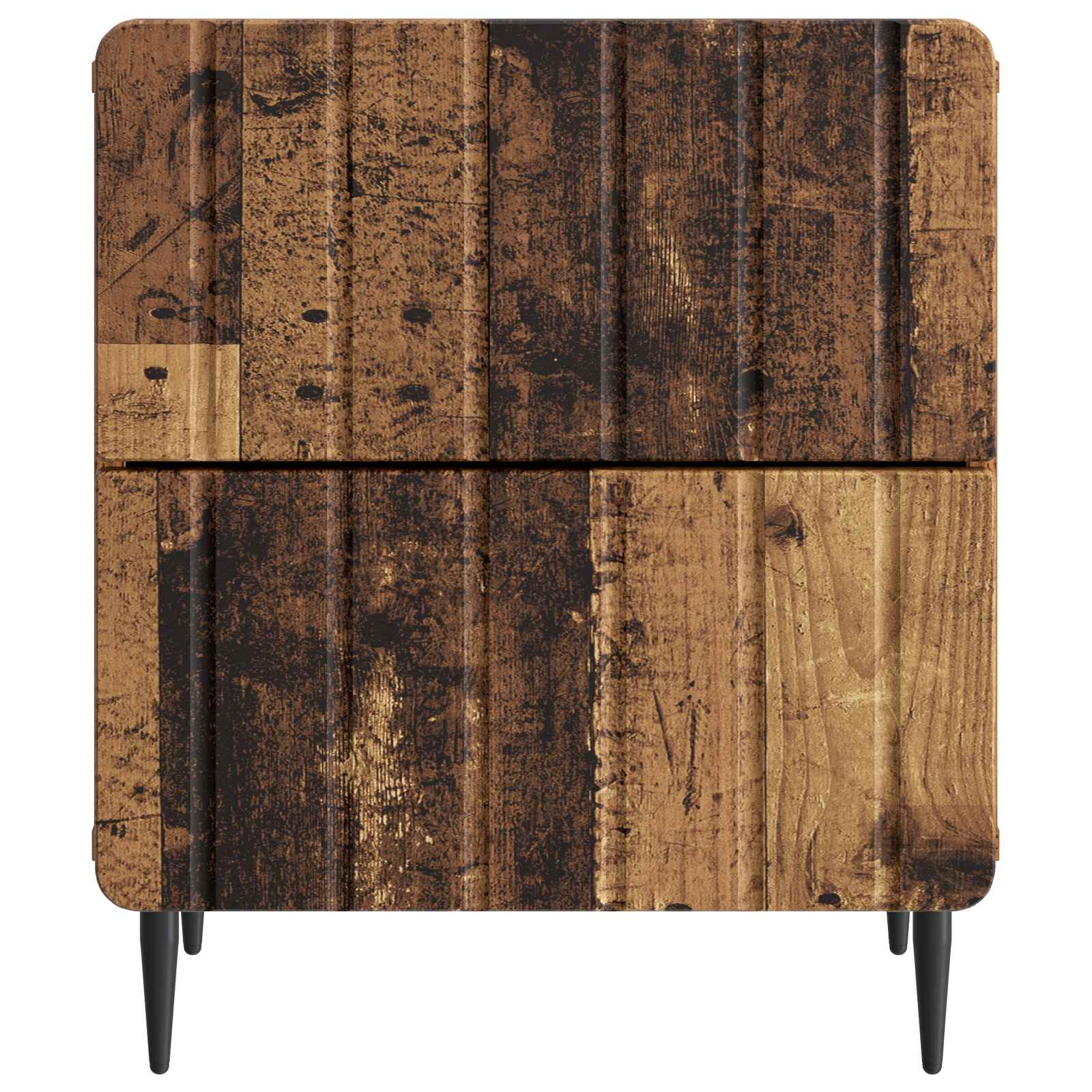 Noćni ormar s ladicama 2 pcs Staro drvo 43 x 34,5 x 49,5 cm