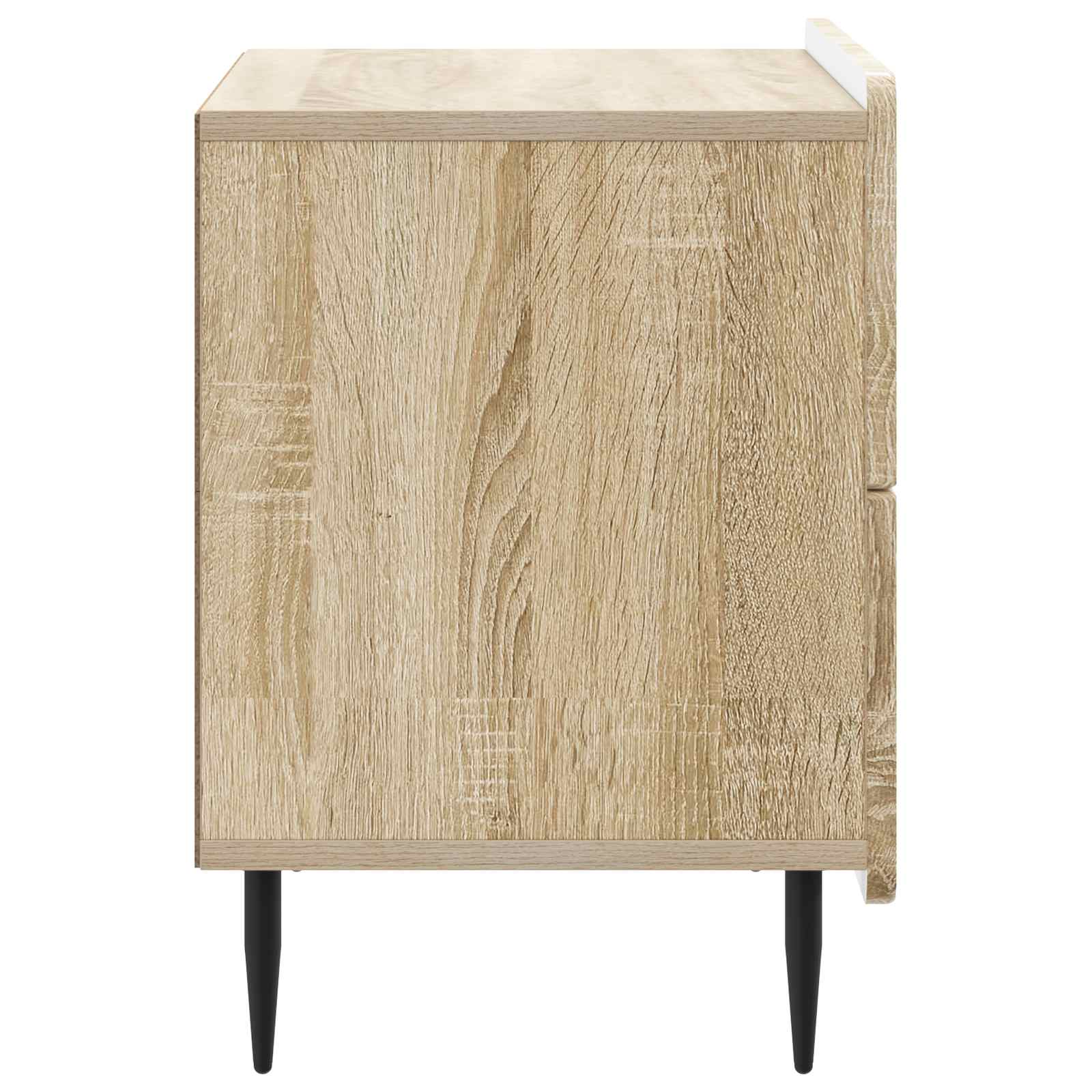 Noćni ormar Hrast sonoma 62 x 34,5 x 49,5 cm Konstruirano drvo