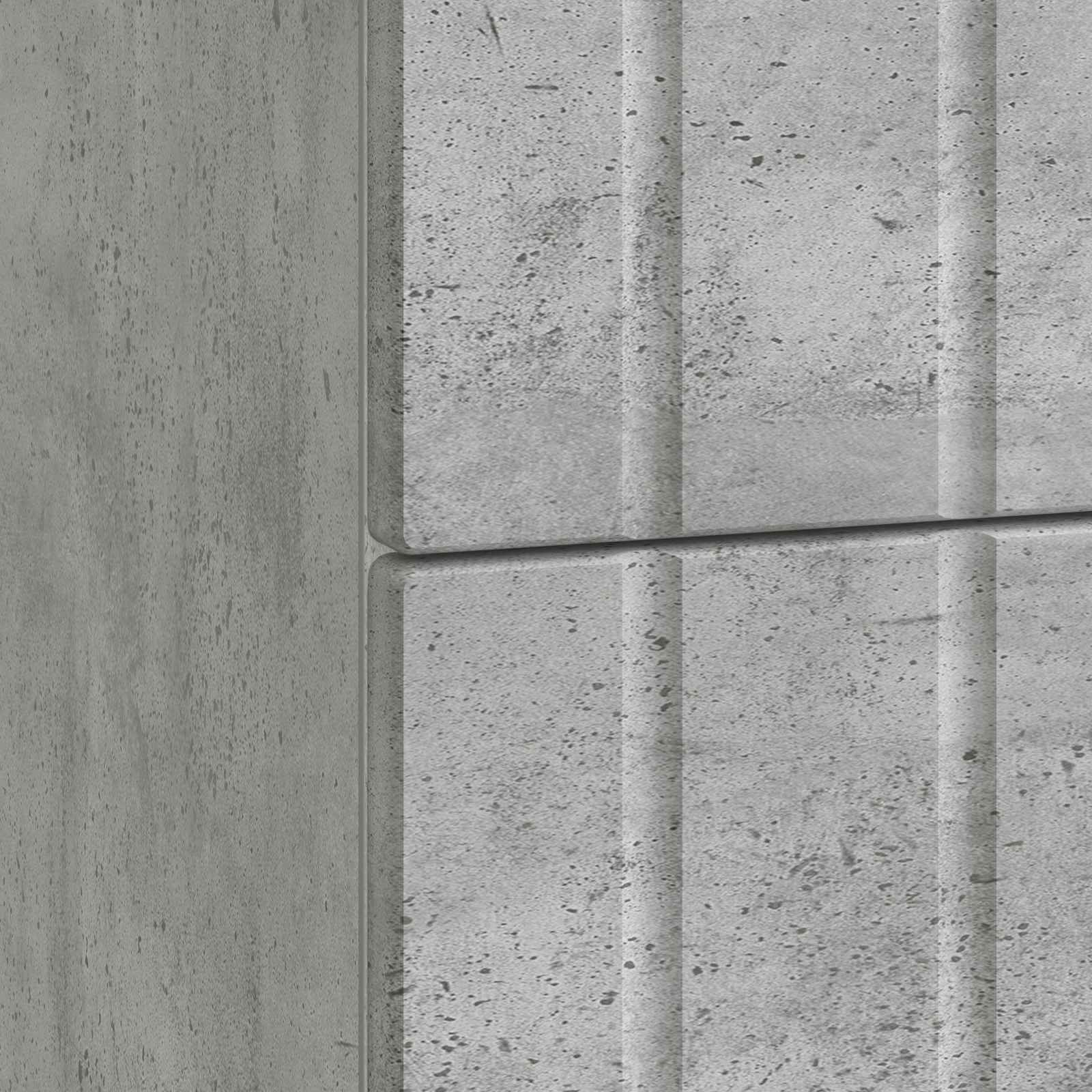 Noćni ormar Betonska siva 62 x 34,5 x 49,5 cm Konstruirano drvo