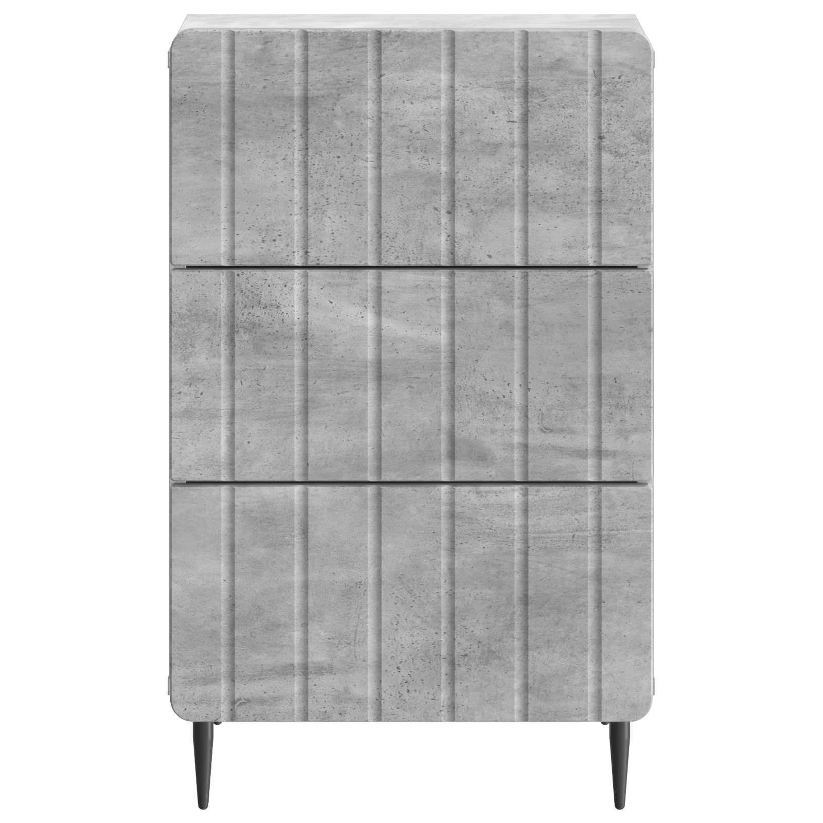 Noćni ormar Betonska siva 43x 41 x 68 cm Konstruirano drvo