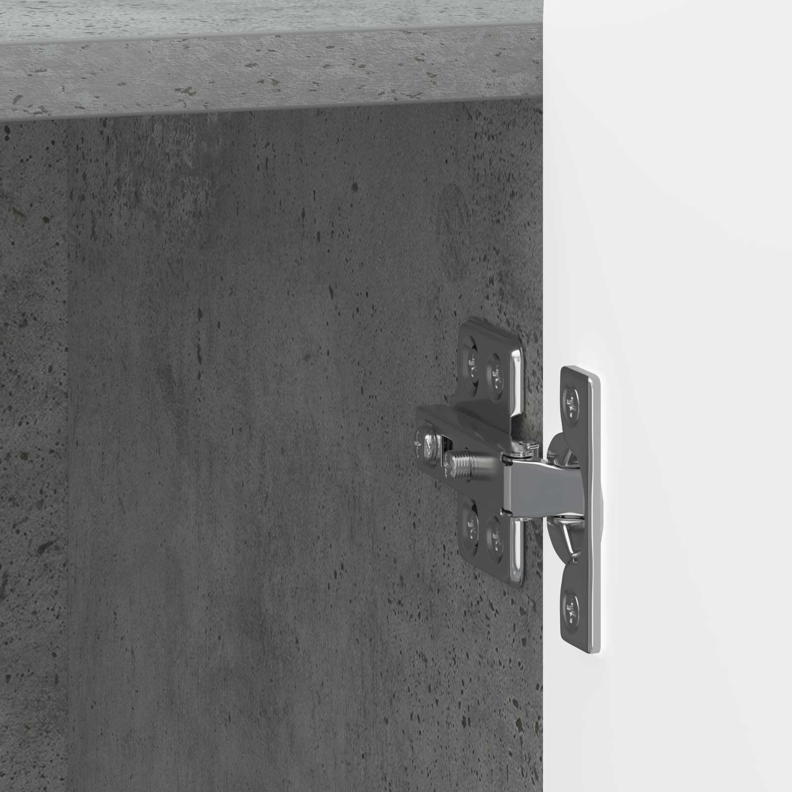 Noćni ormar 2 pcs Betonska siva 43 x 34,5 x 52 cm