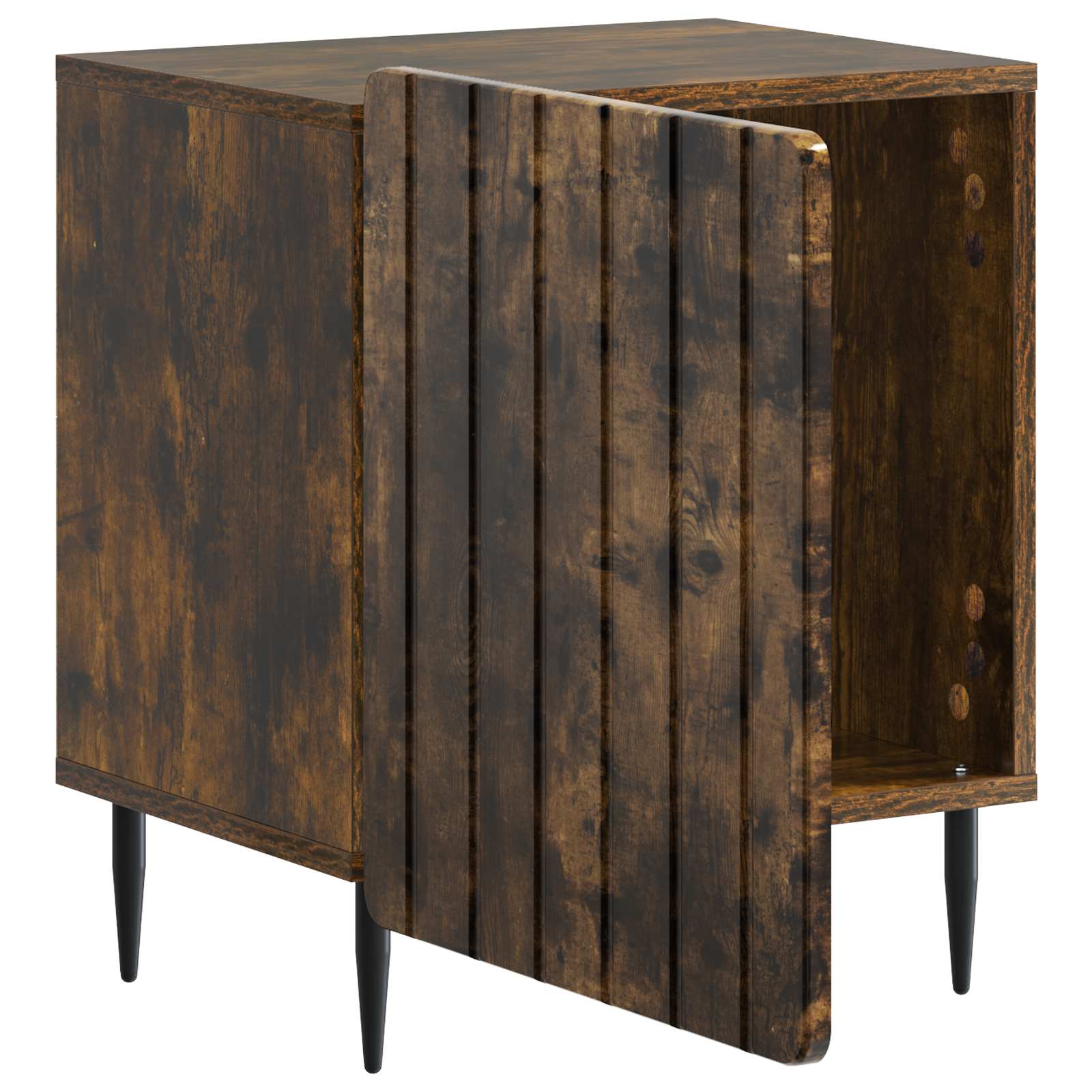 Noćni ormar 2 pcs Dimljeni hrast 43 x 34,5 x 52 cm