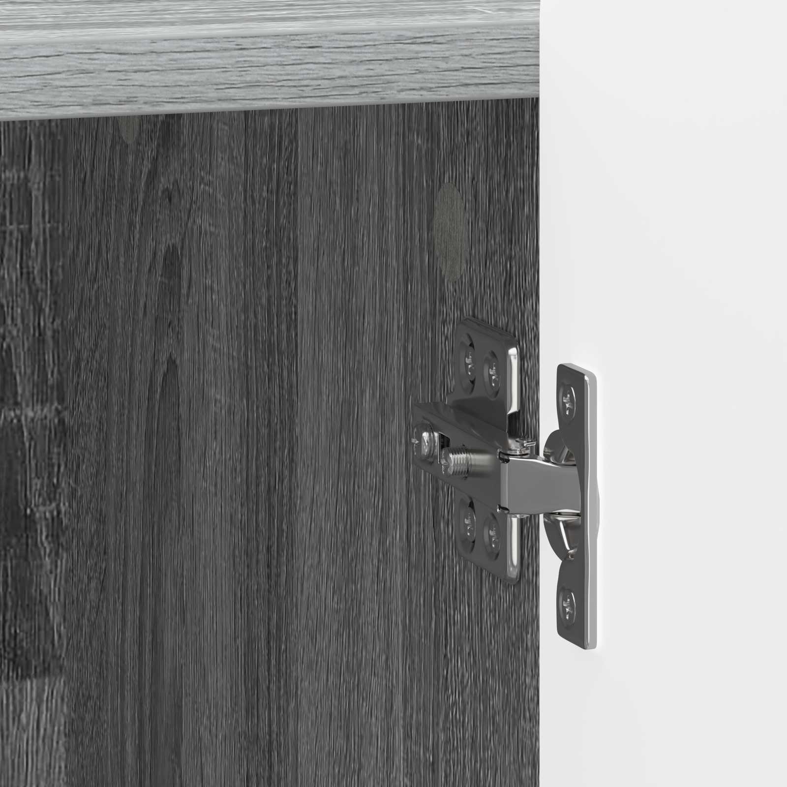 Noćni ormar Siva sonoma 43 x 34,5 x 52 cm Konstruirano drvo