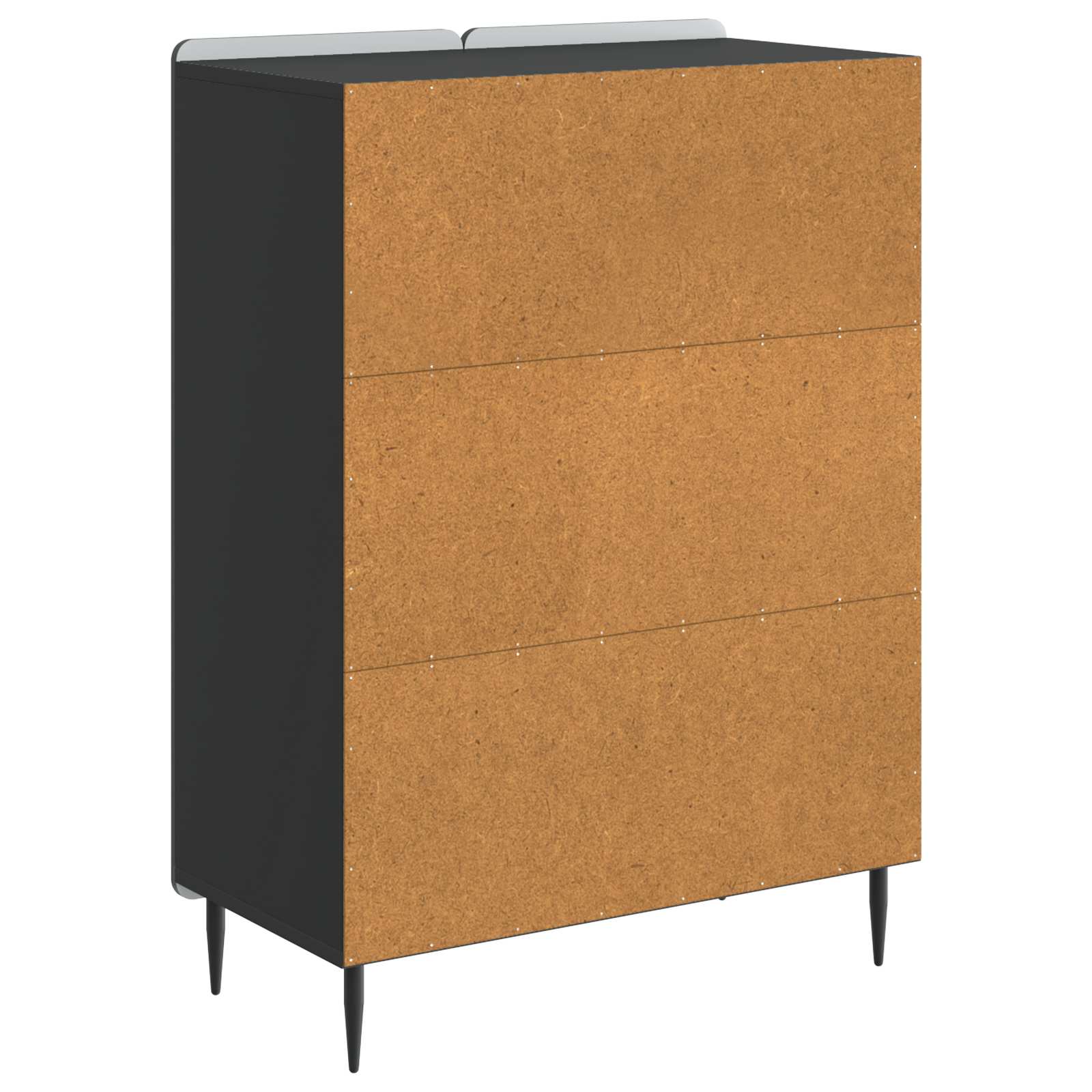 Kreveta Crna 66 x 34,5 x 92 cm Konstruirano drvo