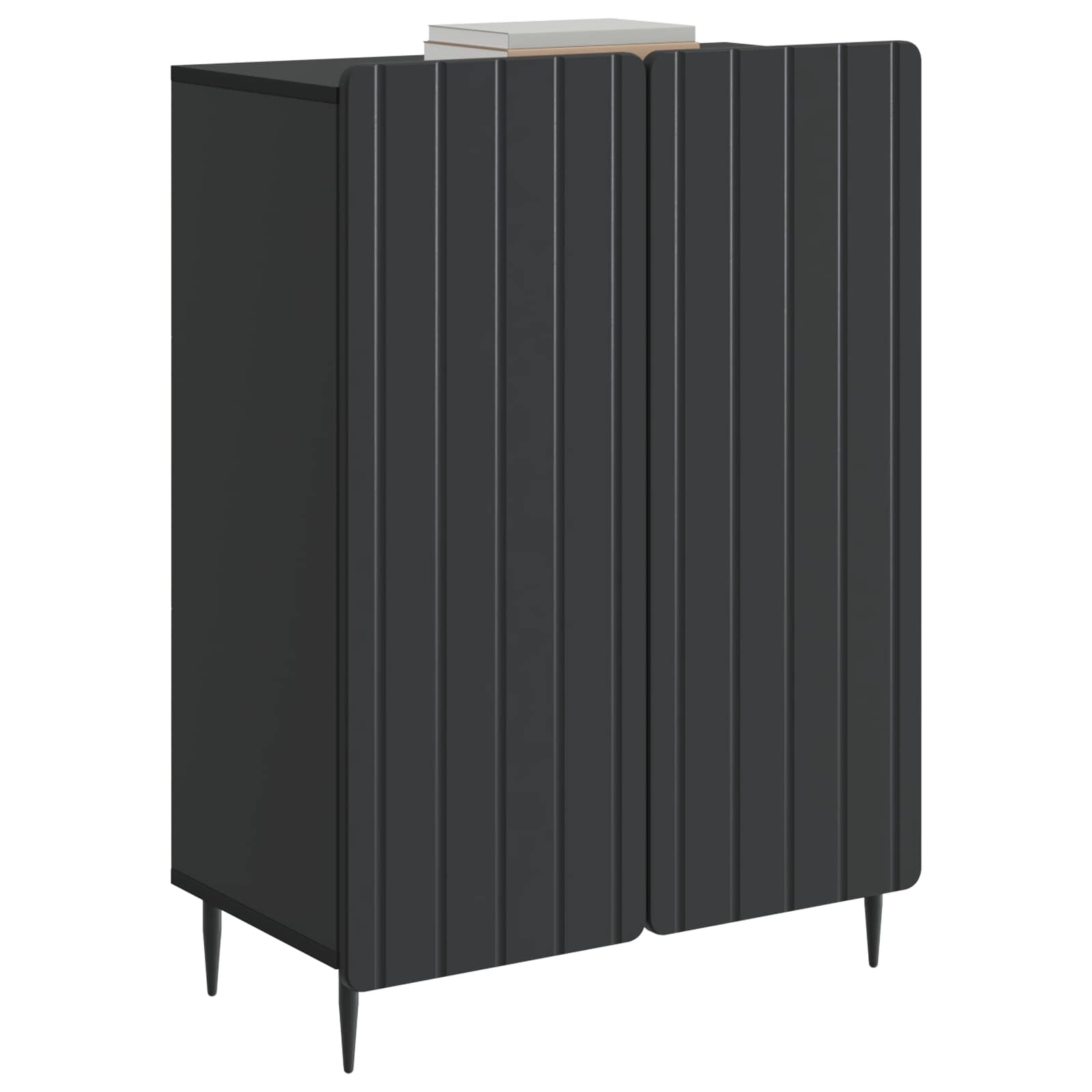 Kreveta Crna 66 x 34,5 x 92 cm Konstruirano drvo