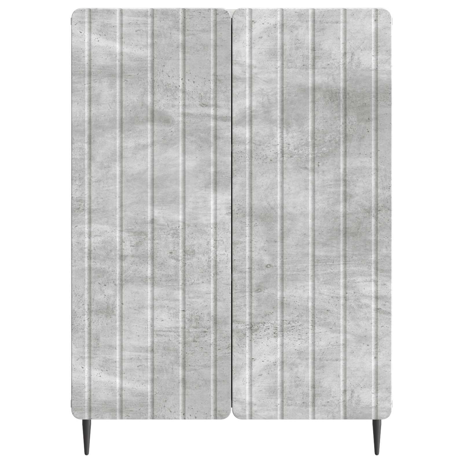 Kreveta Betonska siva 66 x 34,5 x 92 cm Konstruirano drvo