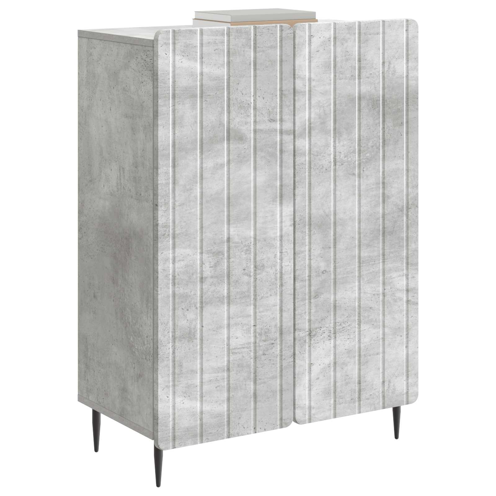 Kreveta Betonska siva 66 x 34,5 x 92 cm Konstruirano drvo