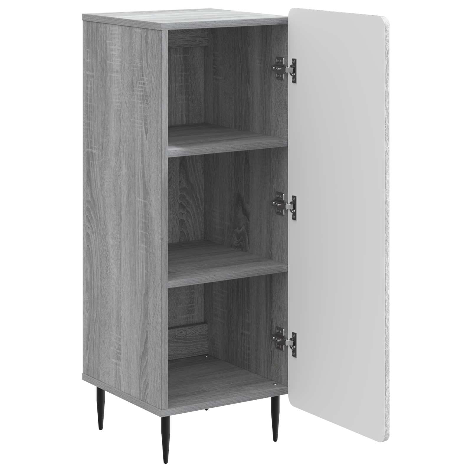 Kreveta Siva sonoma 34,5 x 33 x 92 cm Konstruirano drvo