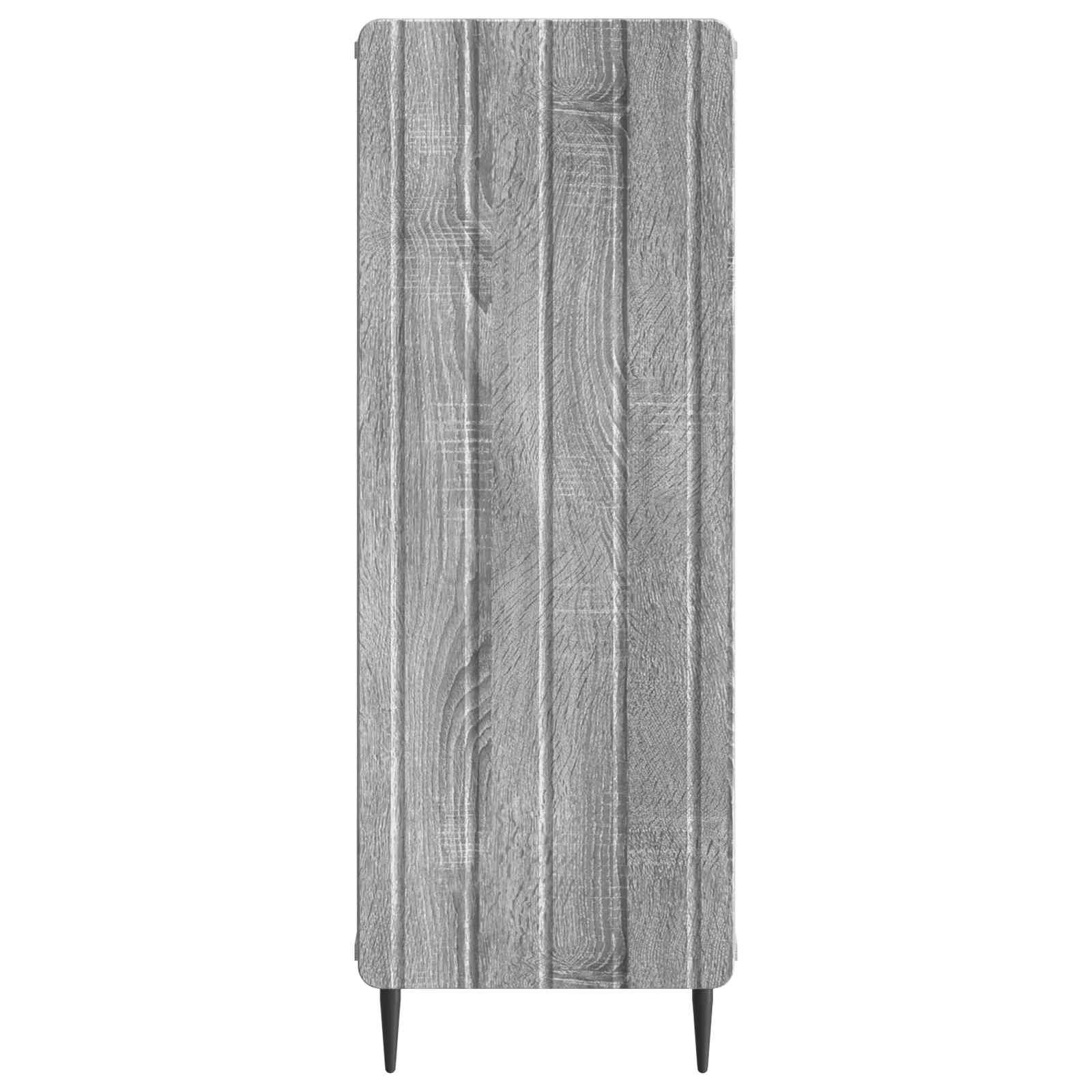 Kreveta Siva sonoma 34,5 x 33 x 92 cm Konstruirano drvo