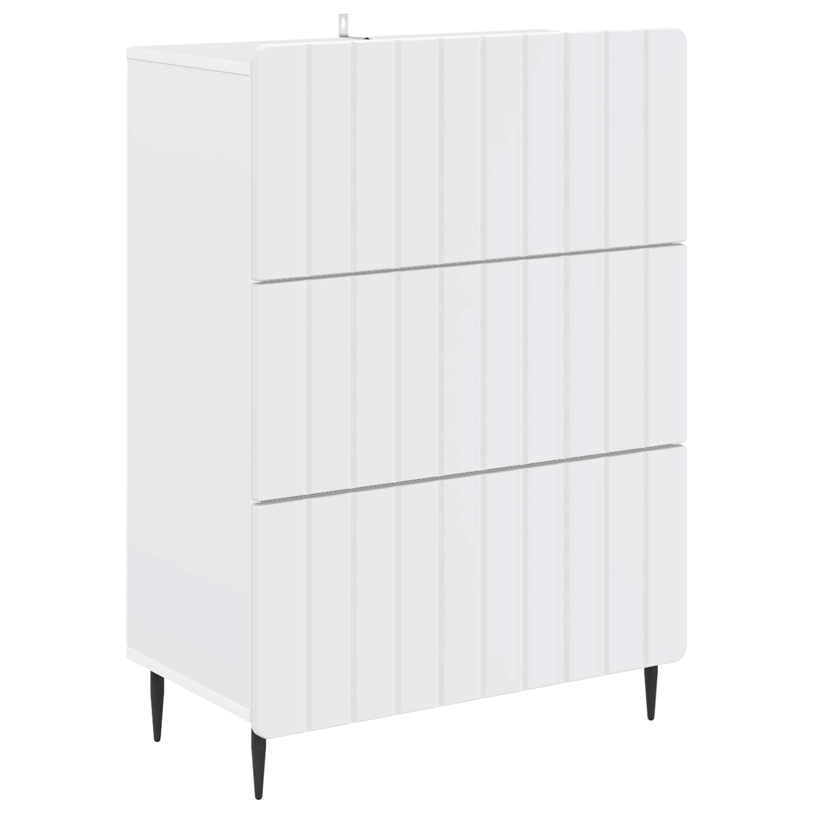 Ormar s ladicama Bijela 66 x 34,5 x 92 cm Konstruirano drvo