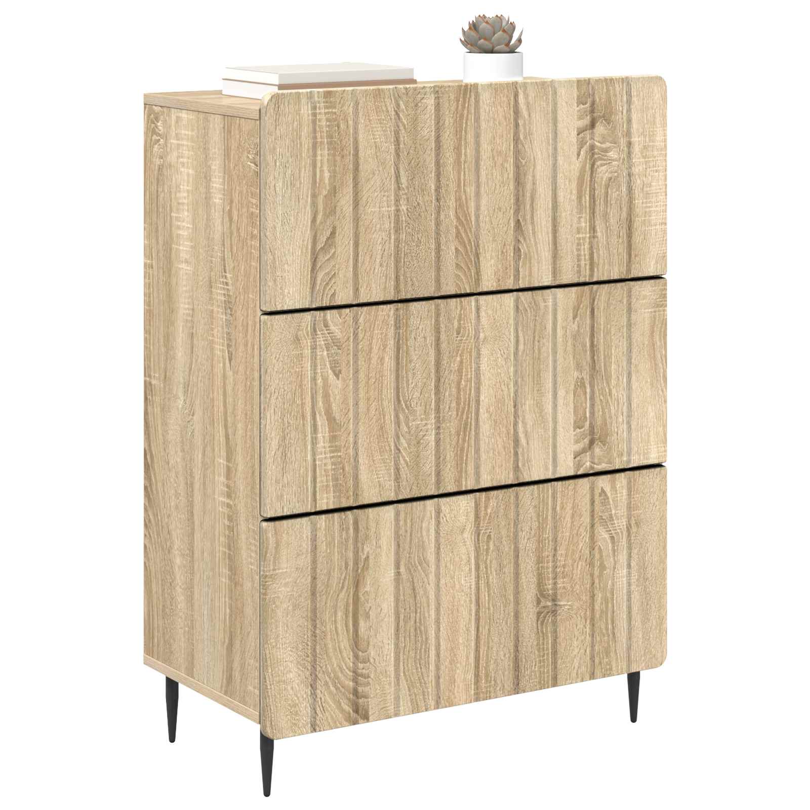 Ormar s ladicama Hrast sonoma 66 x 34,5 x 92 cm