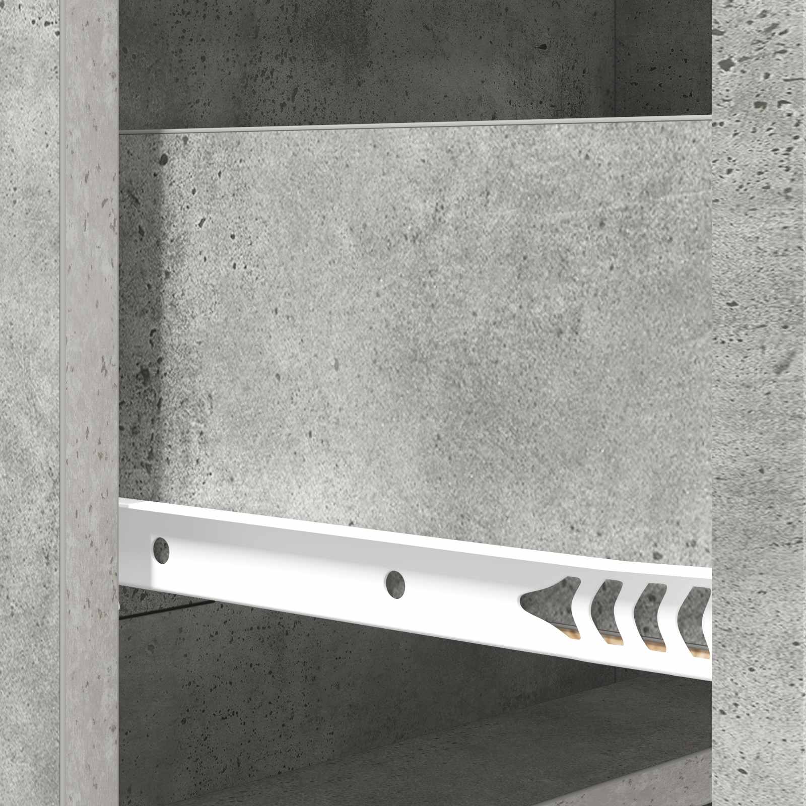 Ormar s ladicama Betonska siva 66 x 34,5 x 92 cm
