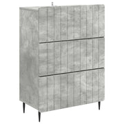 Ormar s ladicama Betonska siva 66 x 34,5 x 92 cm