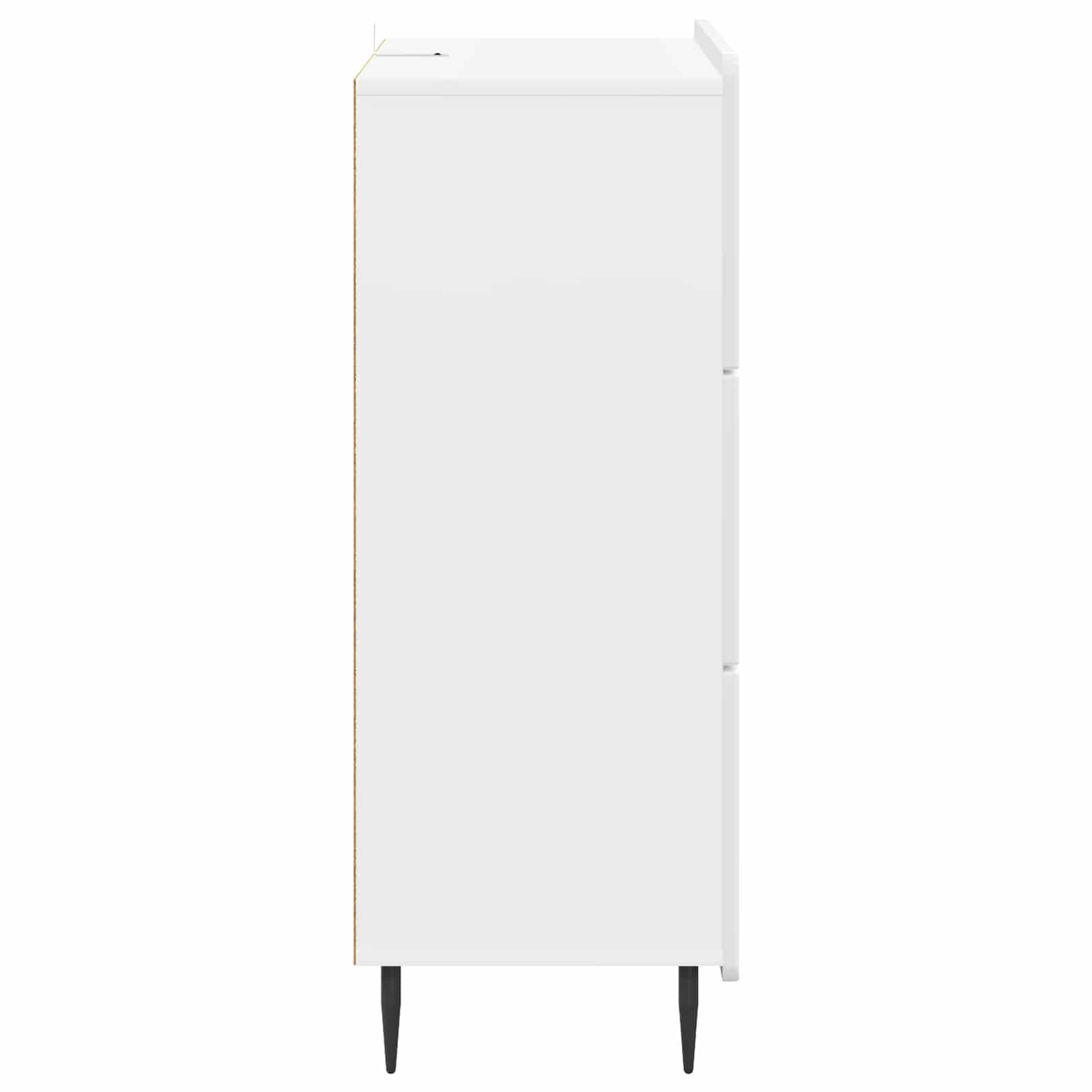 Ormar s ladicama Bijela visokog sjaja 66 x 34,5 x 92 cm