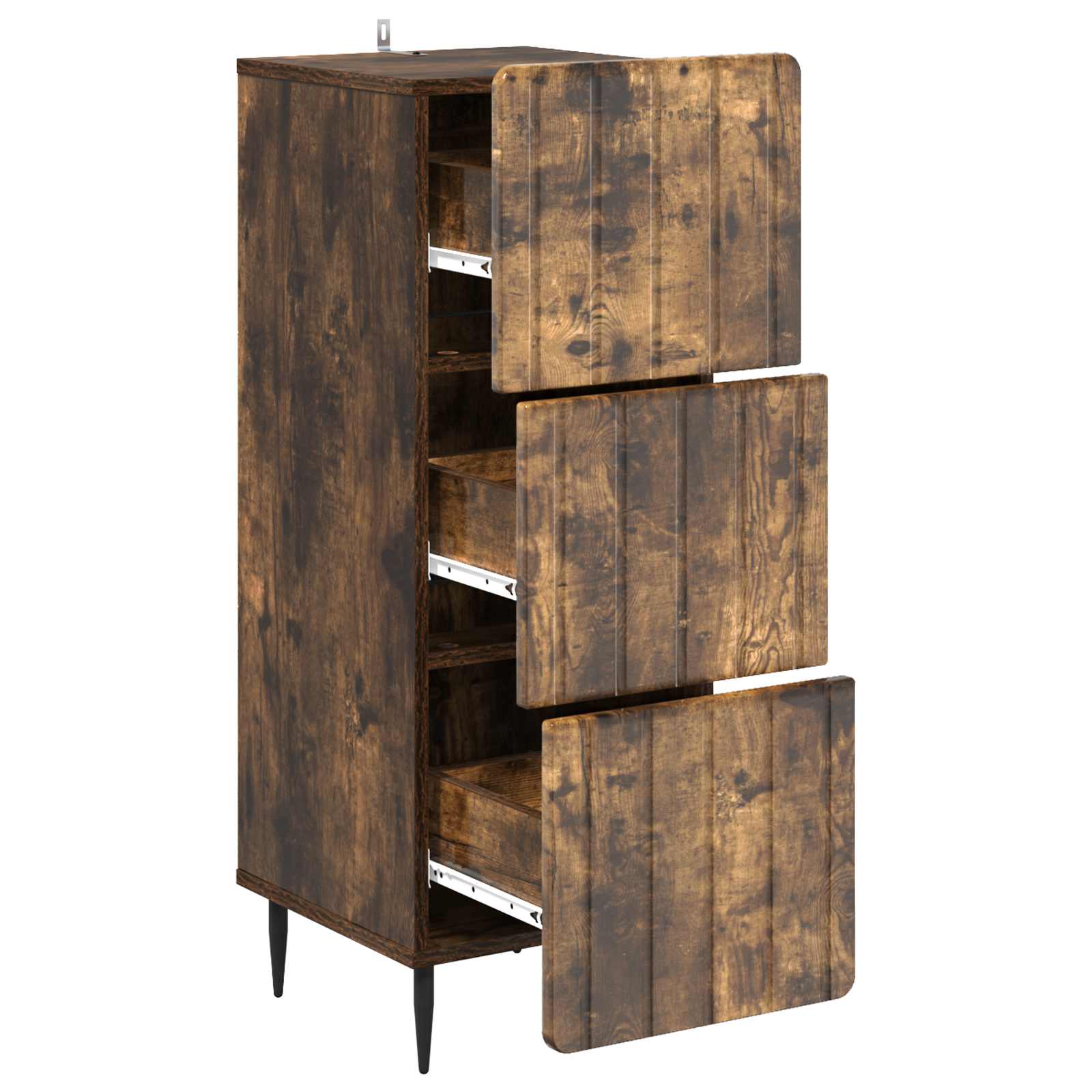 Ormar s ladicama Dimljeni hrast 33 x 34,5 x 92 cm