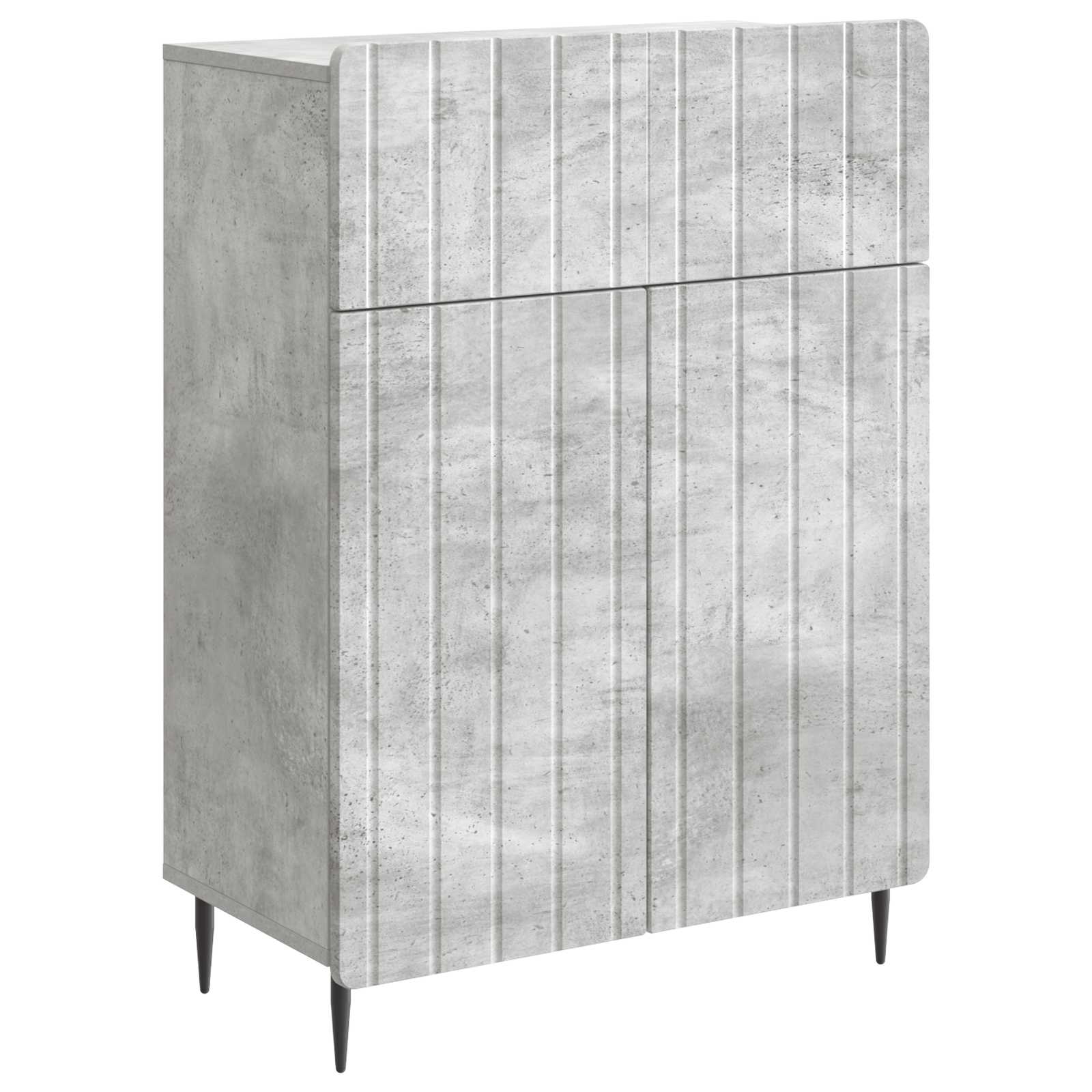 Kreveta Betonska siva 66 x 34,5 x 92 cm Konstruirano drvo