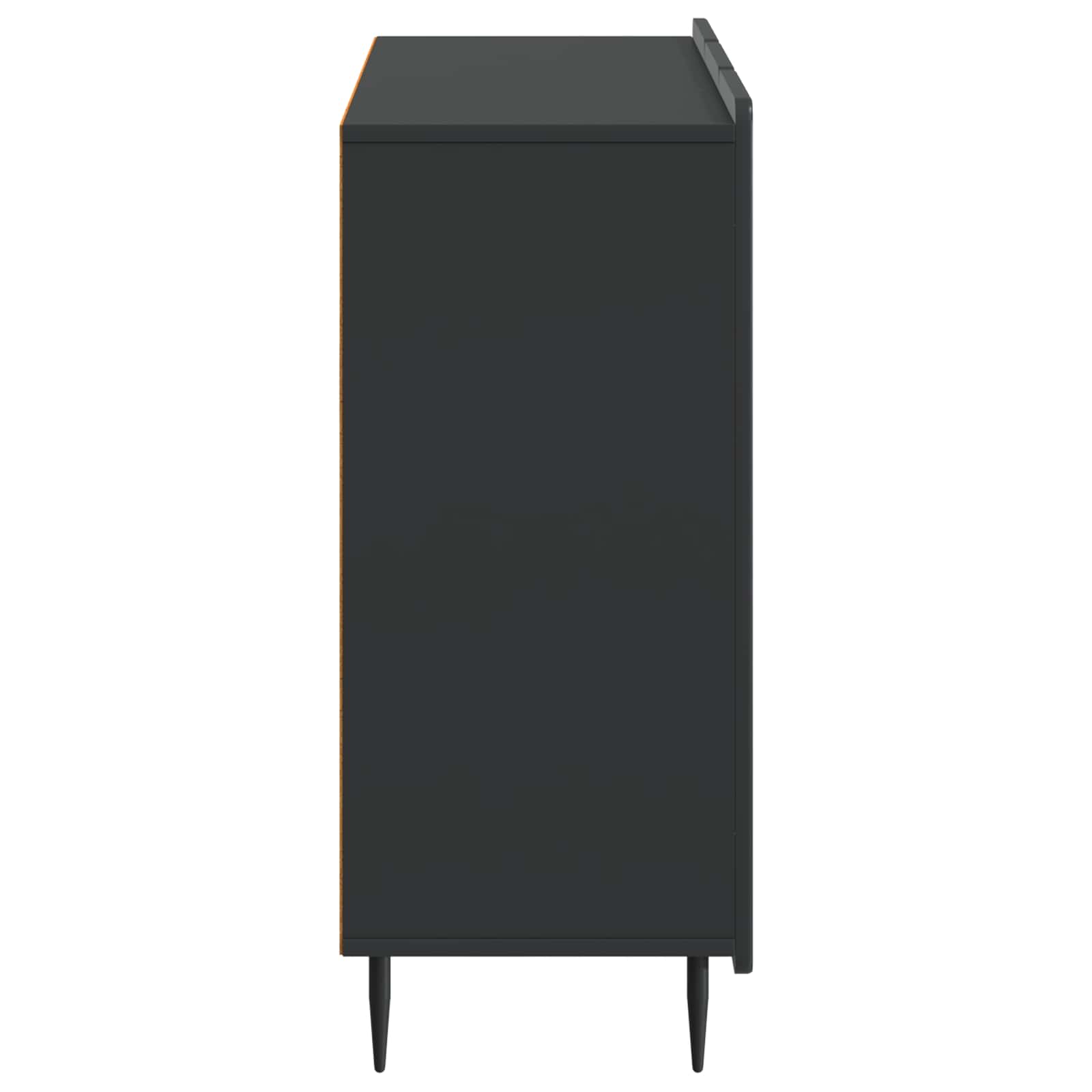Kreveta Crna 89 x 34,5 x 82 cm Konstruirano drvo