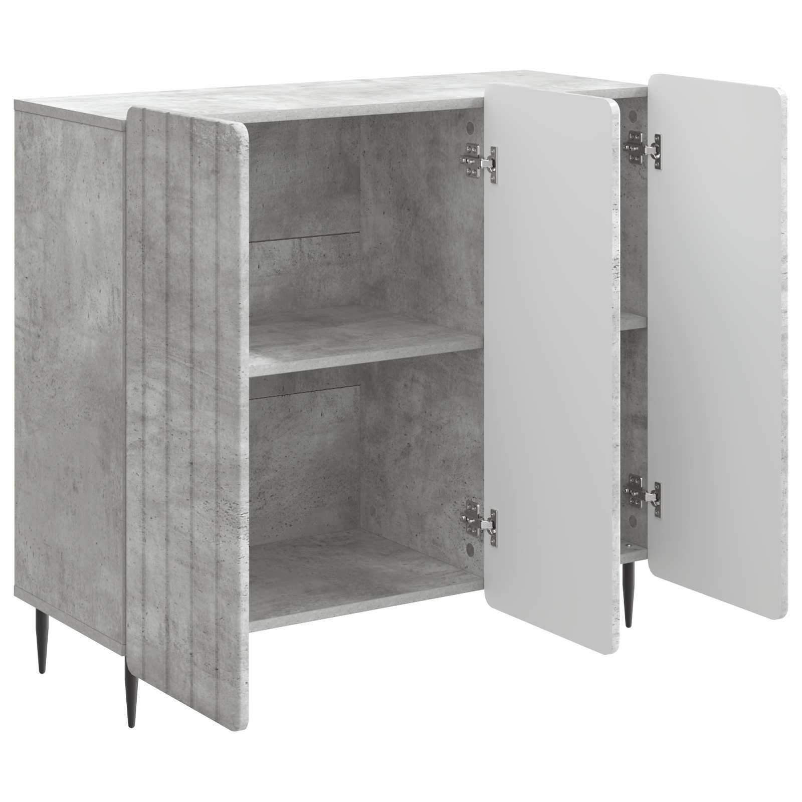 Kreveta Betonska siva 89 x 34,5 x 82 cm Konstruirano drvo