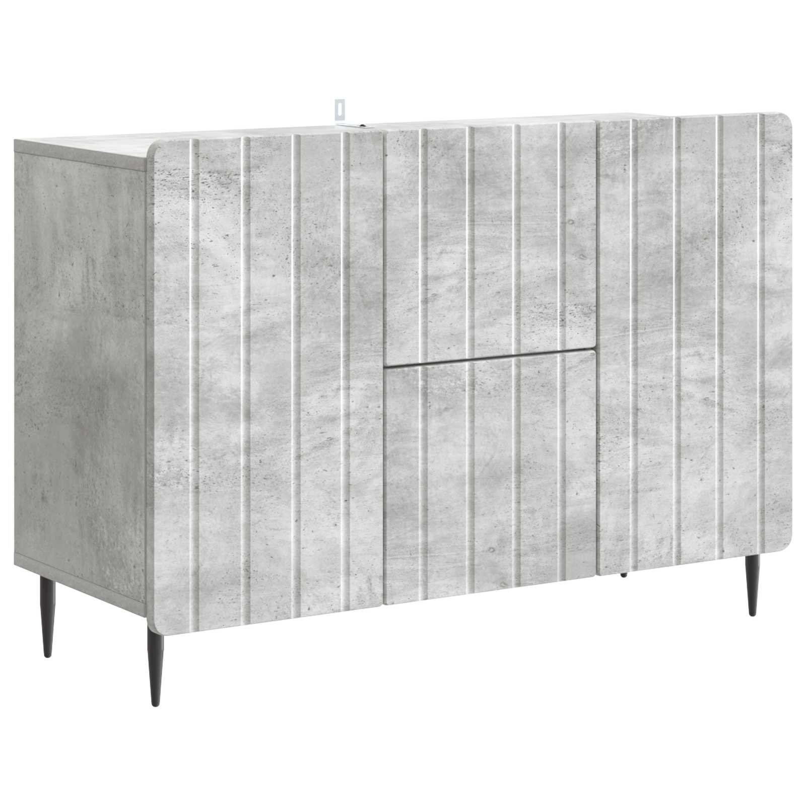 Kreveta Betonska siva 89 x 34,5 x 62 cm Konstruirano drvo