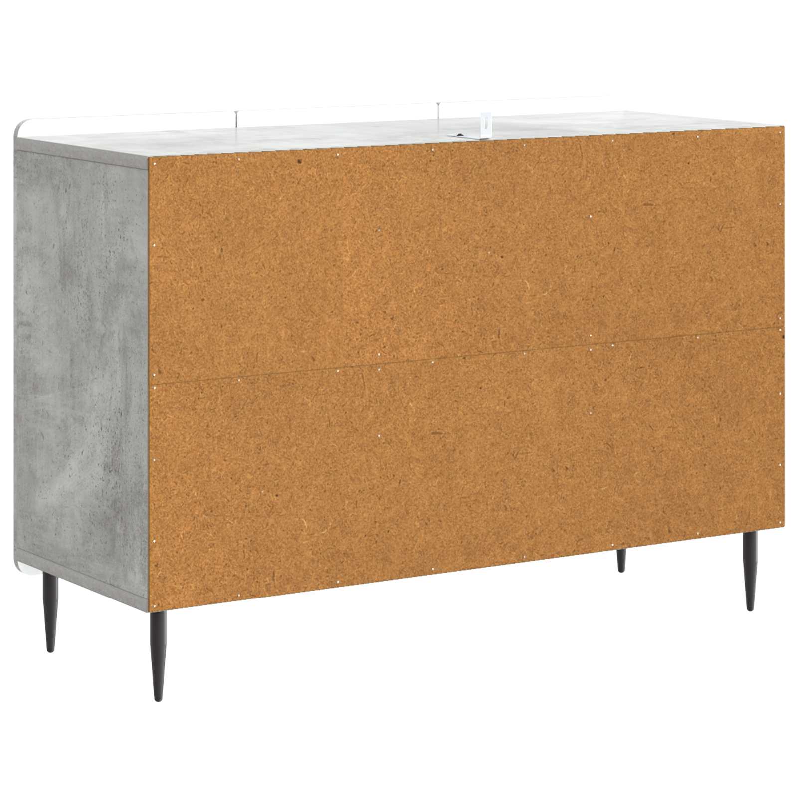 Kreveta Betonska siva 89 x 34,5 x 62 cm Konstruirano drvo