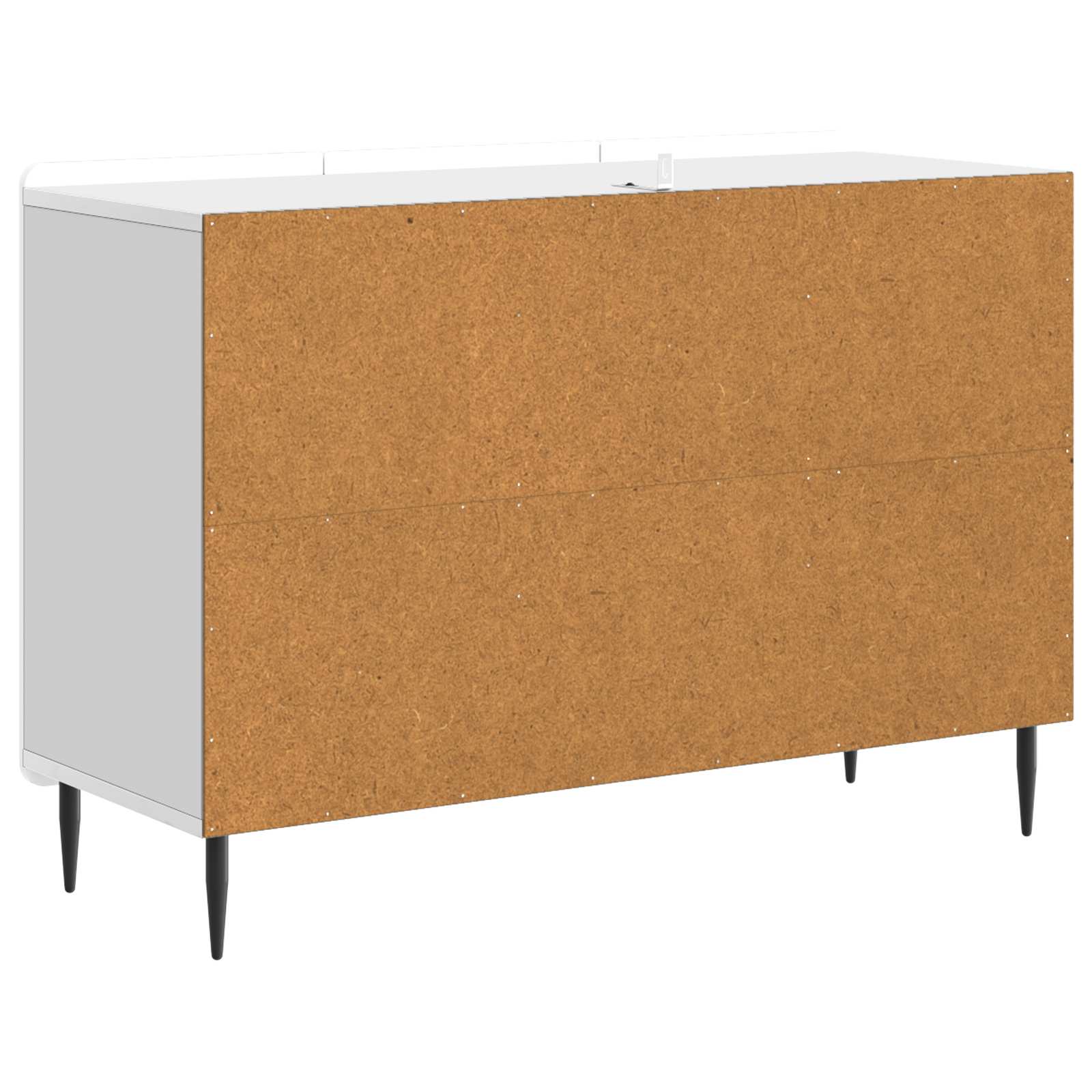 Kreveta s ladicama Bijela visokog sjaja 89 x 34,5 x 62 cm