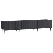 TV ormar s ladicama Crna 147 x 34,5 x 32 cm Konstruirano drvo