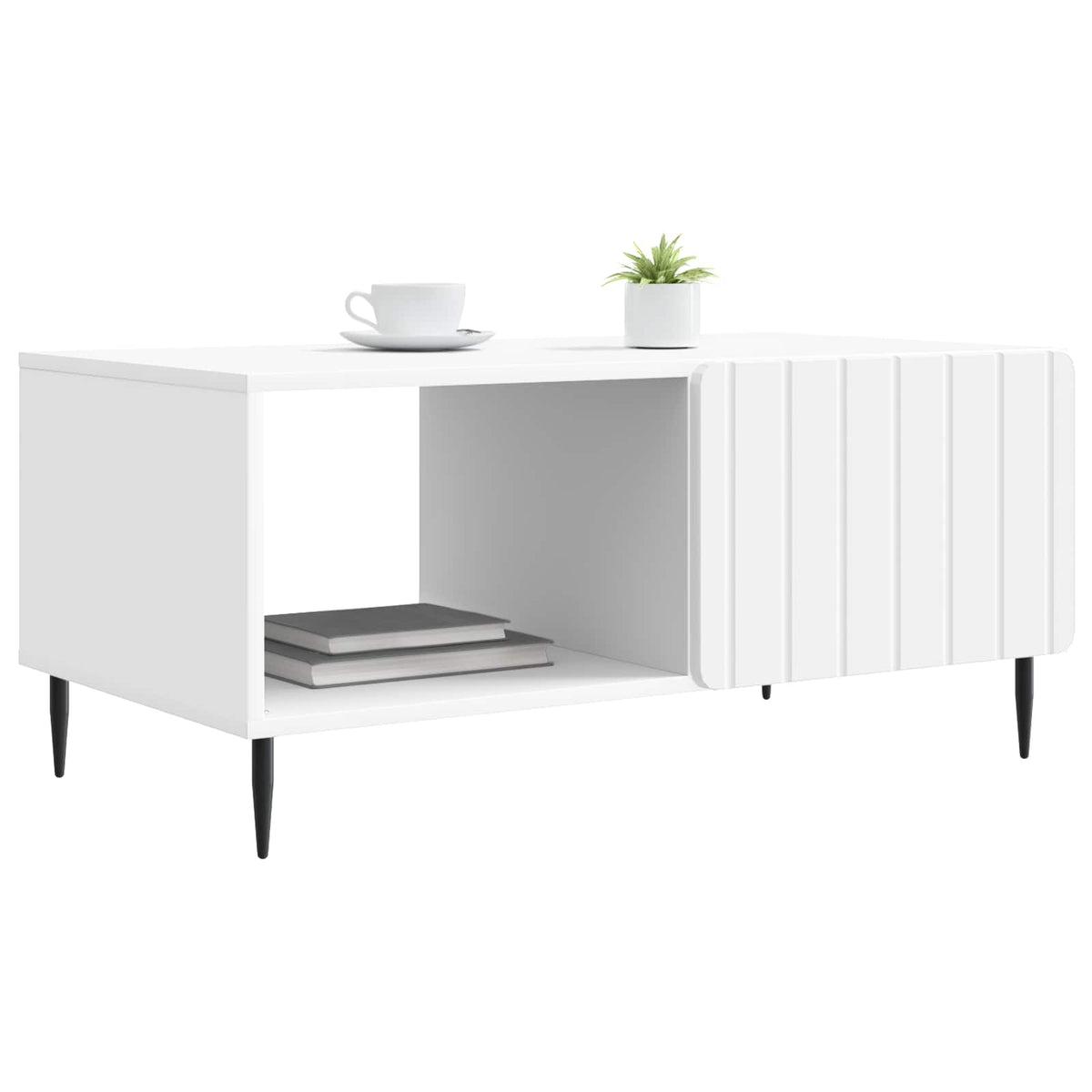 Kava Stol Bijela 90 x 50 x 40 cm Konstruirano drvo