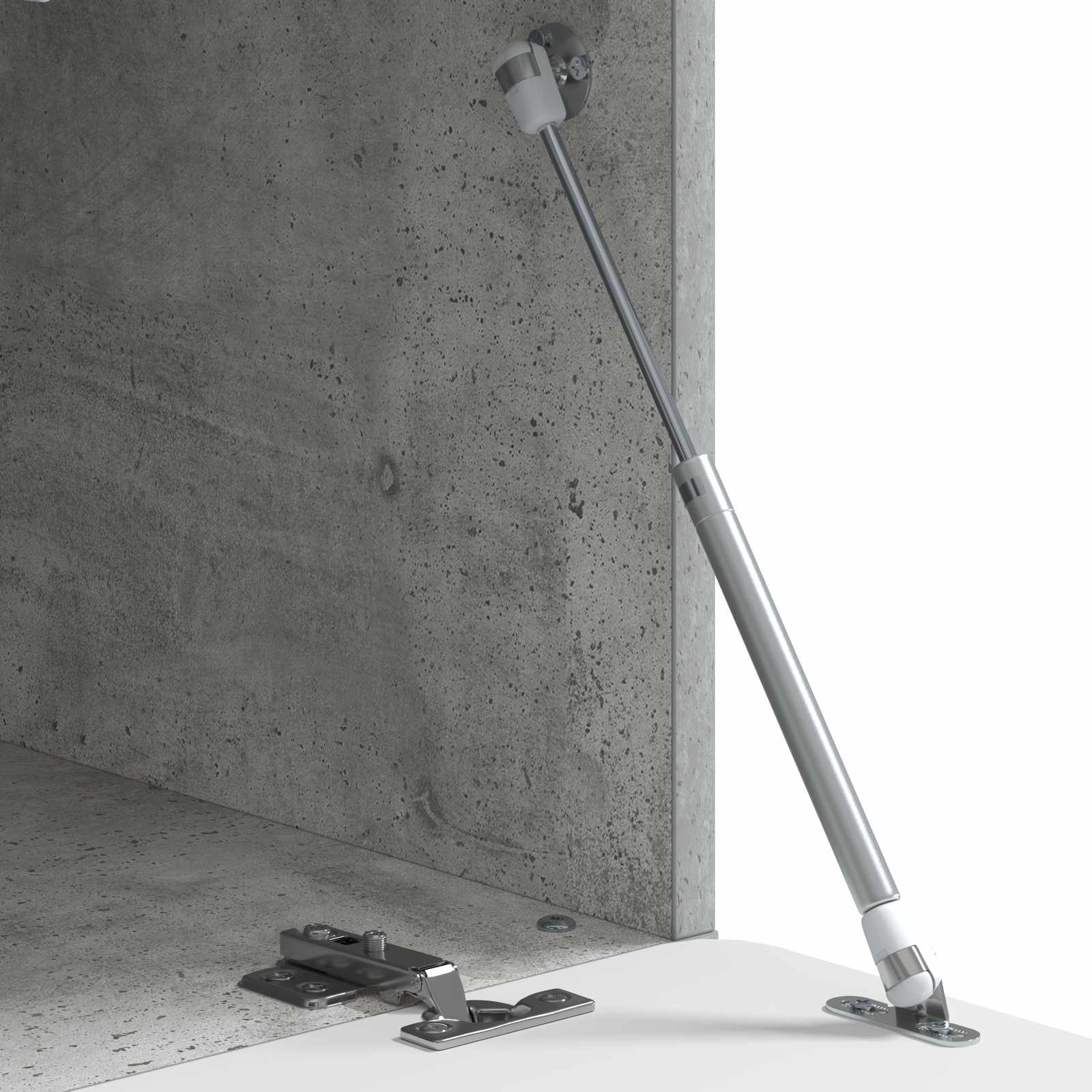 Kava Stol Betonska siva 90 x 50 x 40 cm Konstruirano drvo