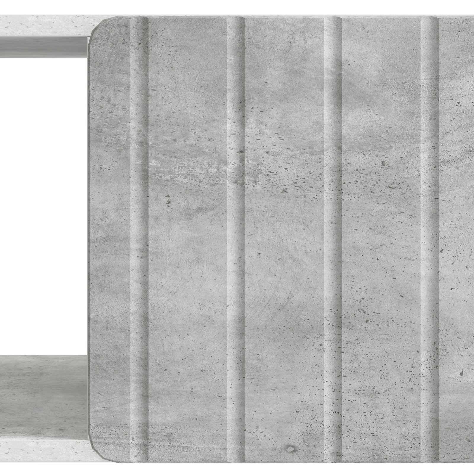 Kava Stol Betonska siva 90 x 50 x 40 cm Konstruirano drvo