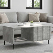 Kava Stol Betonska siva 90 x 50 x 40 cm Konstruirano drvo
