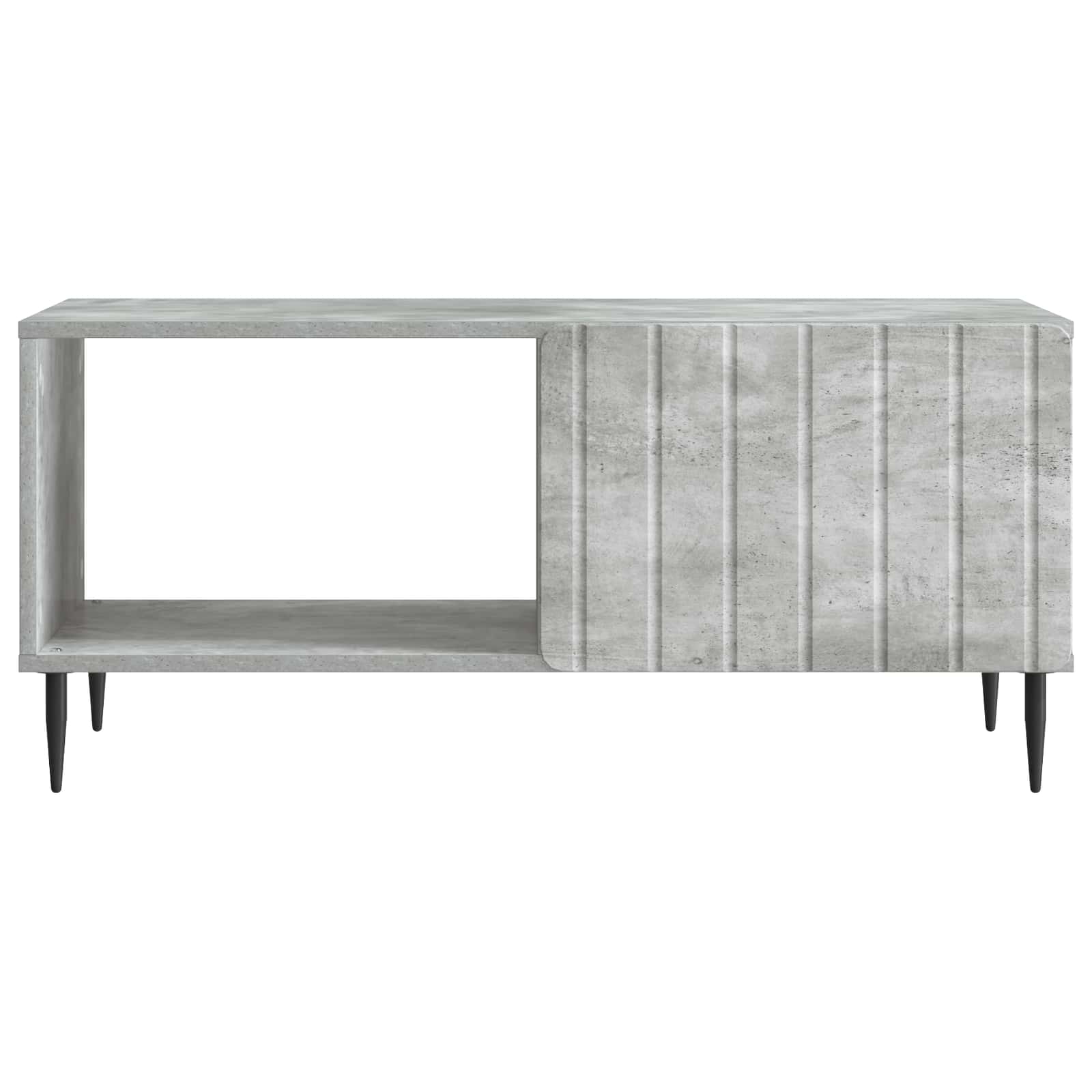 Kava Stol Betonska siva 90 x 50 x 40 cm Konstruirano drvo