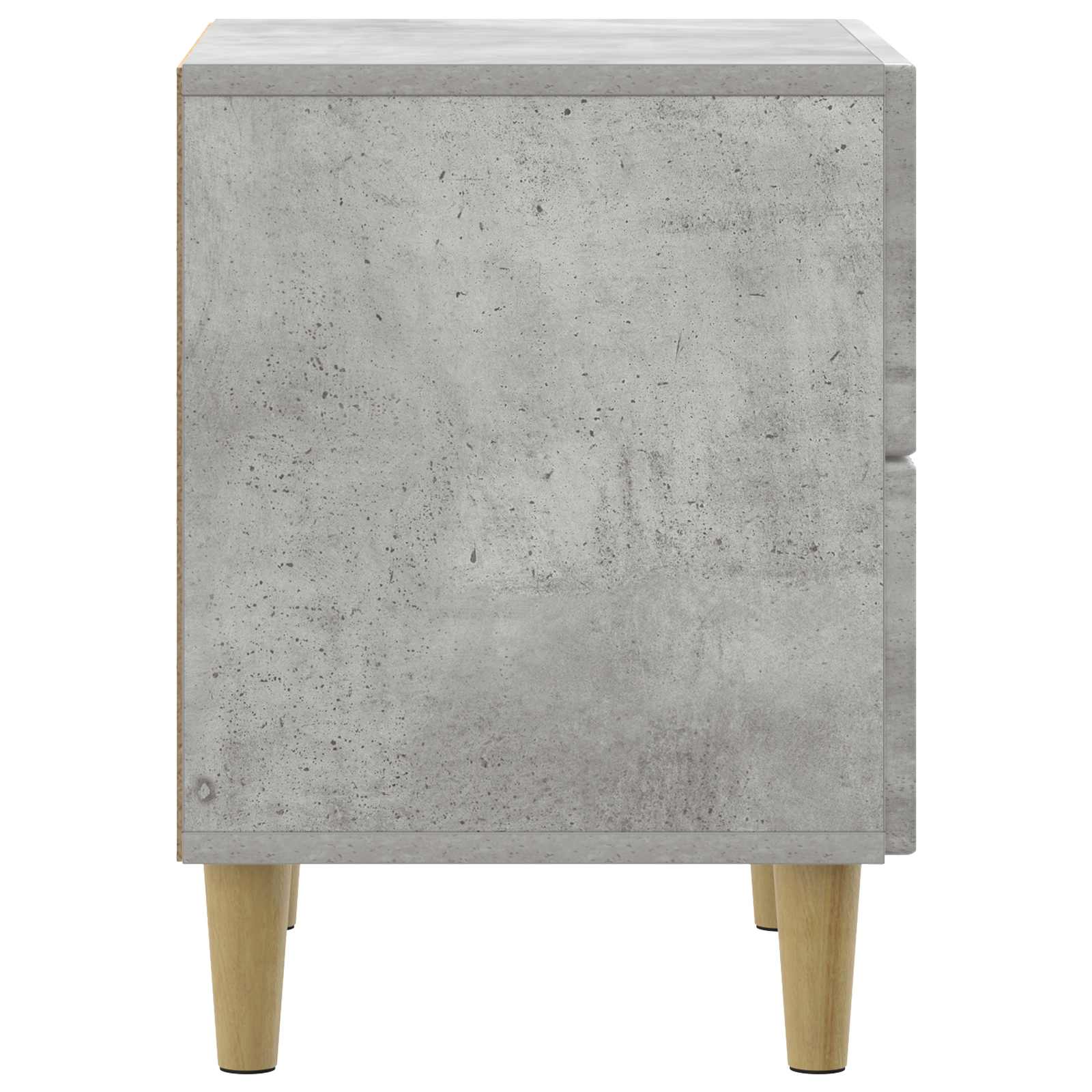 Noćni ormar s ladicama 2 pcs Betonska siva 43 x 34,5 x 48 cm
