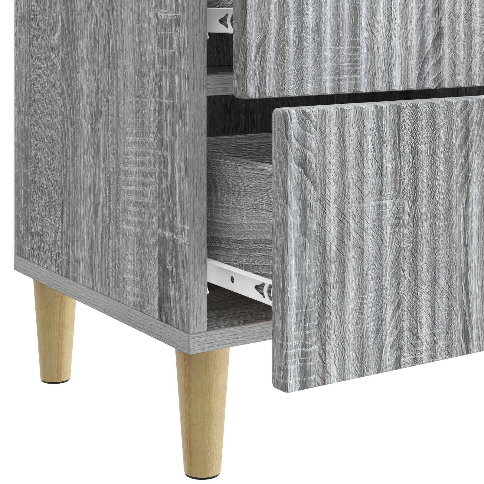 Noćni ormar Siva sonoma 43 x 34,5 x 48 cm Konstruirano drvo