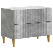 Noćni ormar Betonska siva 62 x 34,5 x 48 cm Konstruirano drvo