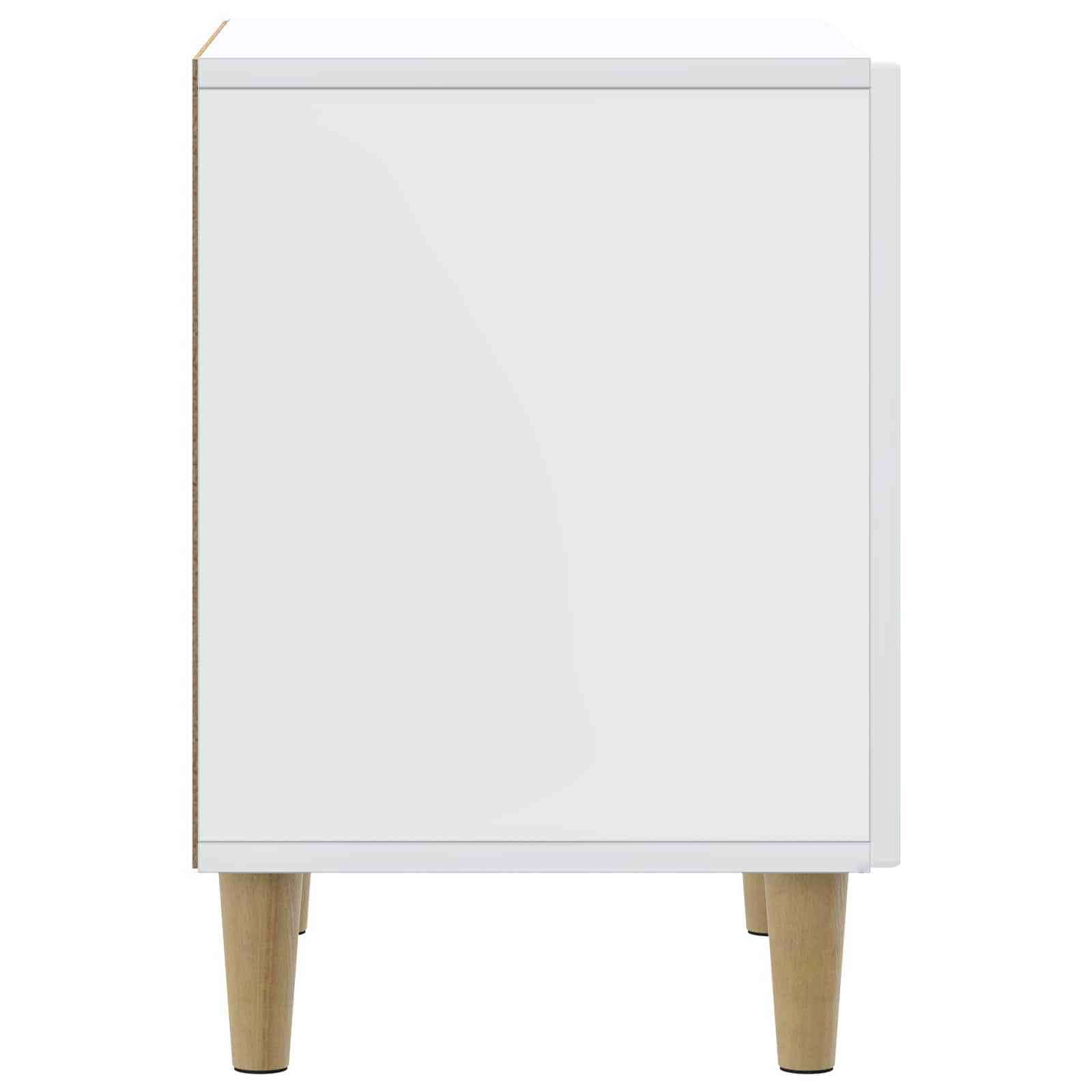 Noćni ormar 2 pcs Bijela 43 x 34,5 x 50 cm Konstruirano drvo