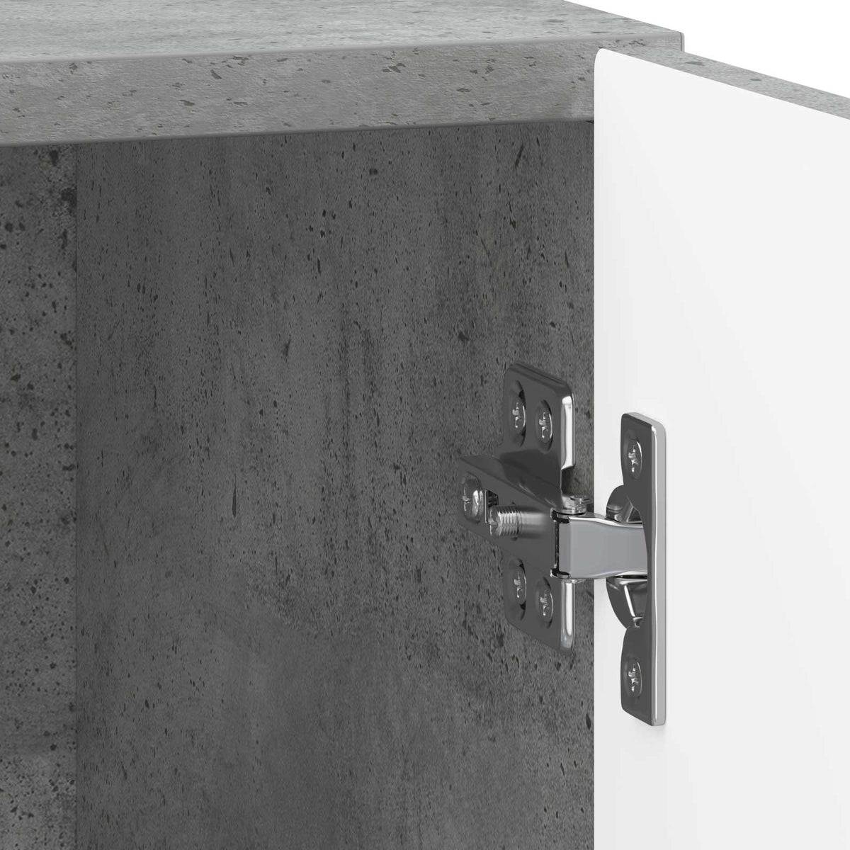 Noćni ormar Betonska siva 43 x 34,5 x 50 cm Konstruirano drvo