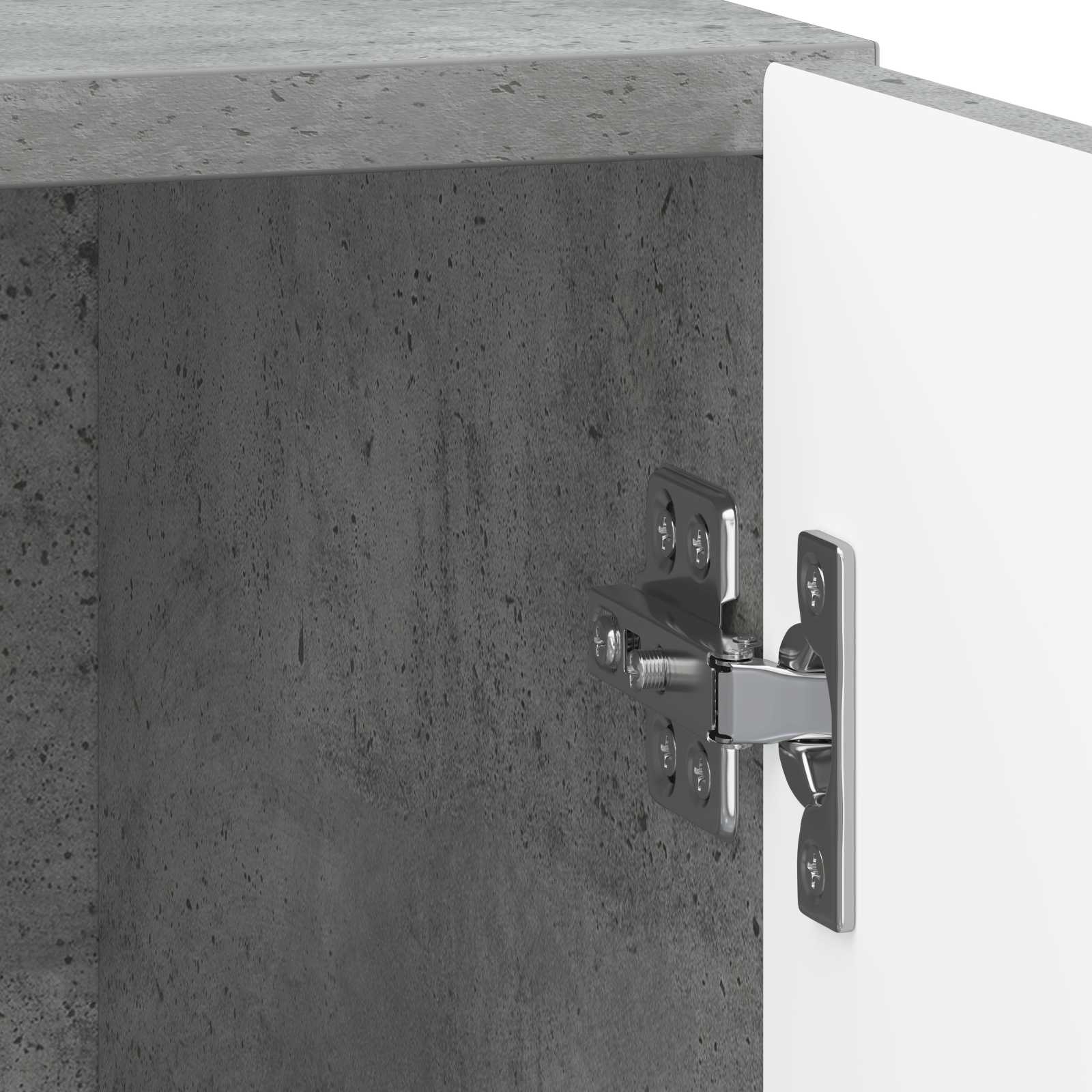 Noćni ormar 2 pcs Betonska siva 43 x 34,5 x 50 cm