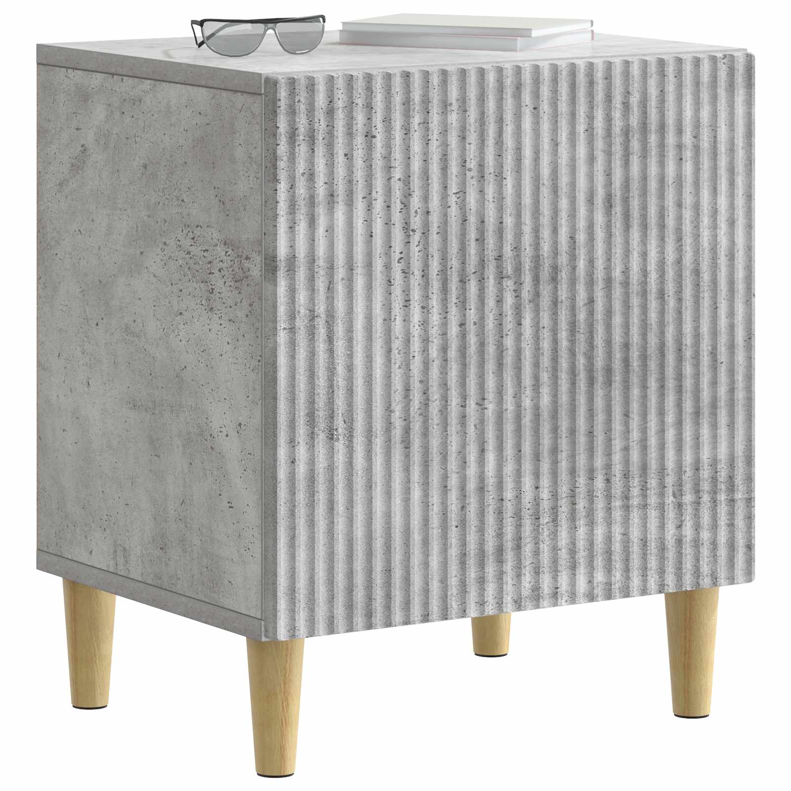 Noćni ormar 2 pcs Betonska siva 43 x 34,5 x 50 cm
