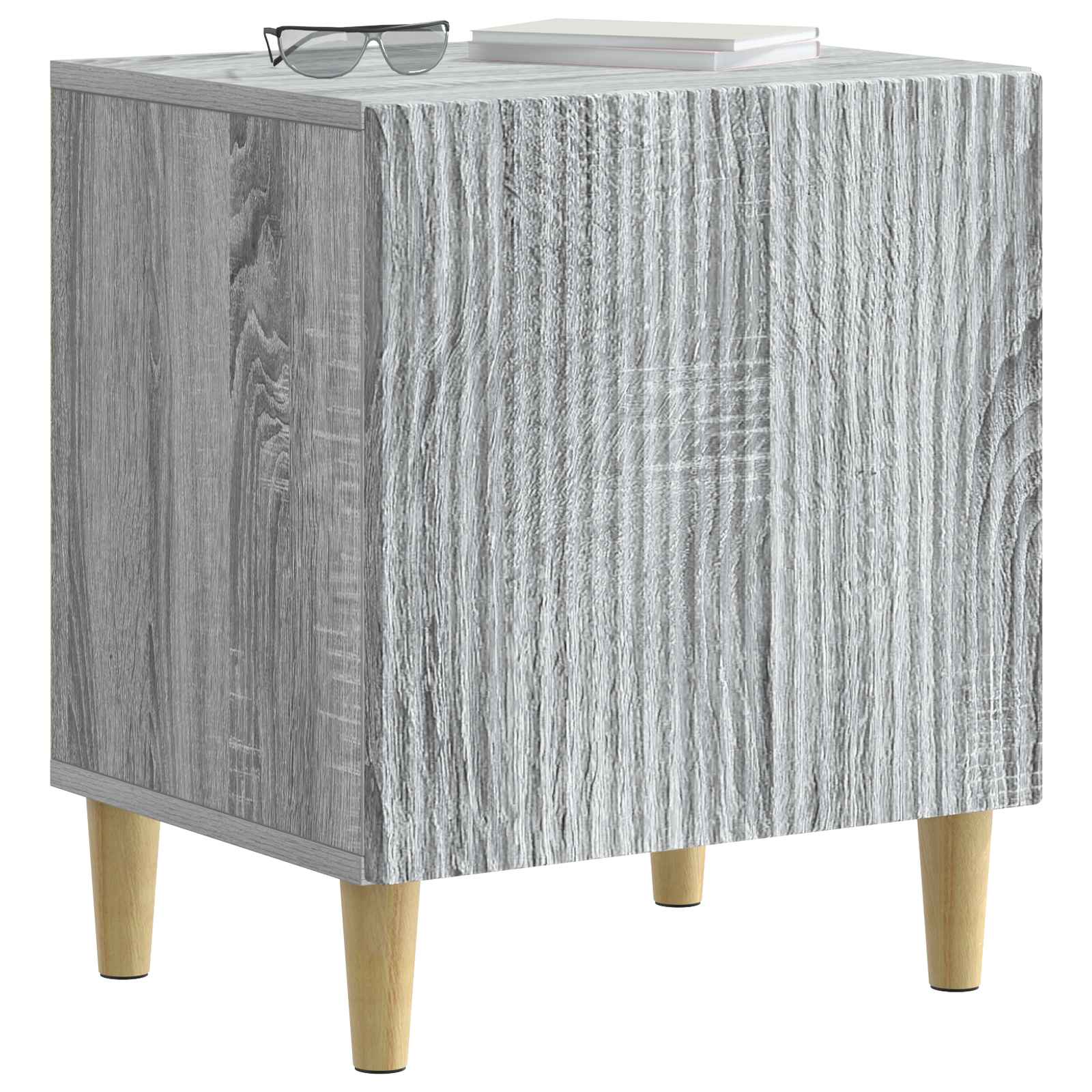 Noćni ormar Siva sonoma 43 x 34,5 x 50 cm Konstruirano drvo