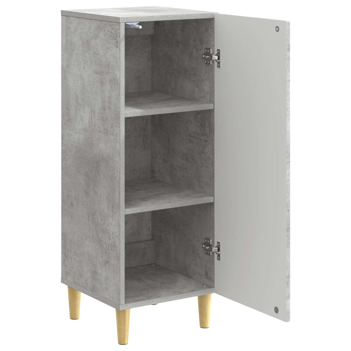 Kreveta Betonska siva 33 x 34,5 x 90 cm Konstruirano drvo