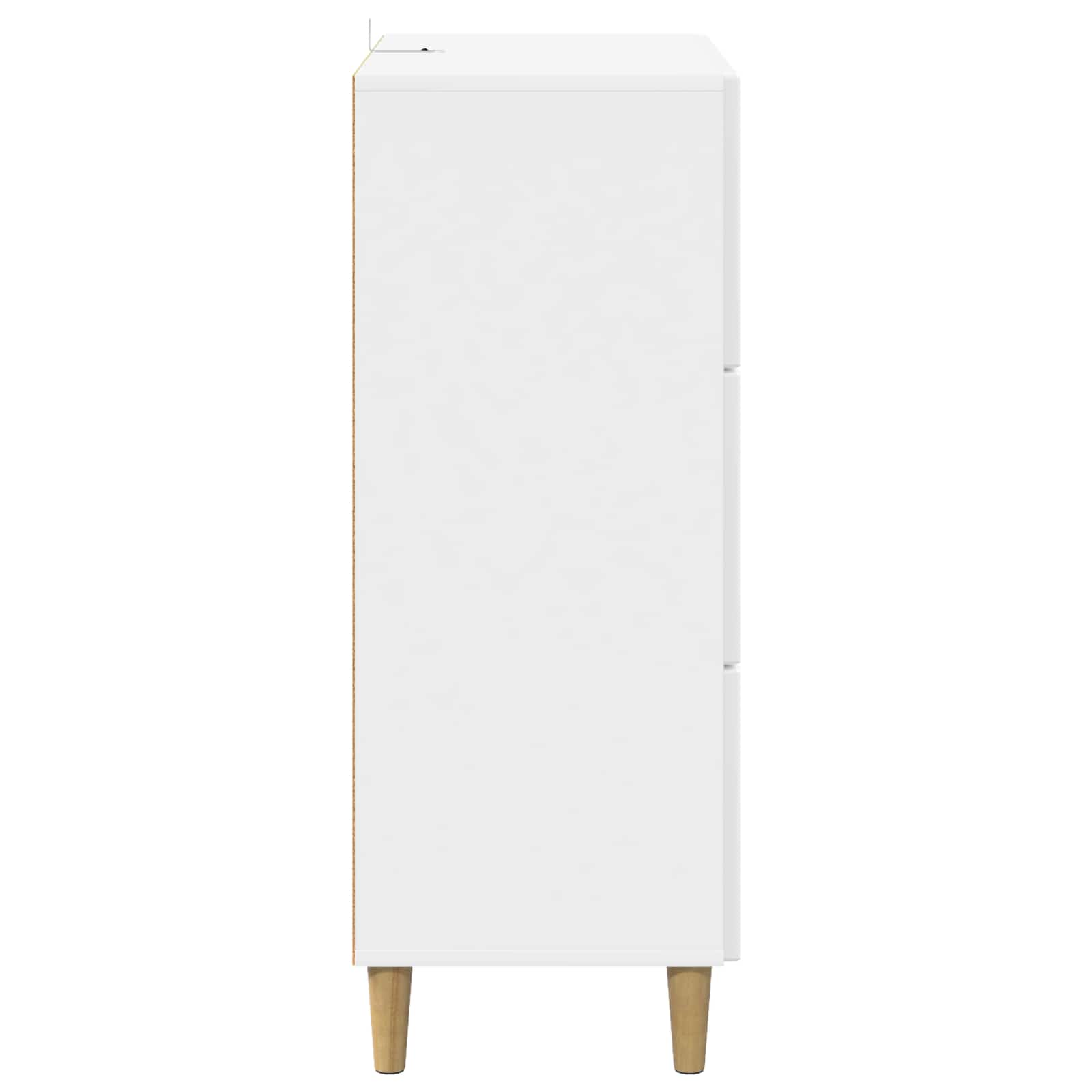 Ormar s ladicama Bijela visokog sjaja 66 x 34,5 x 90 cm