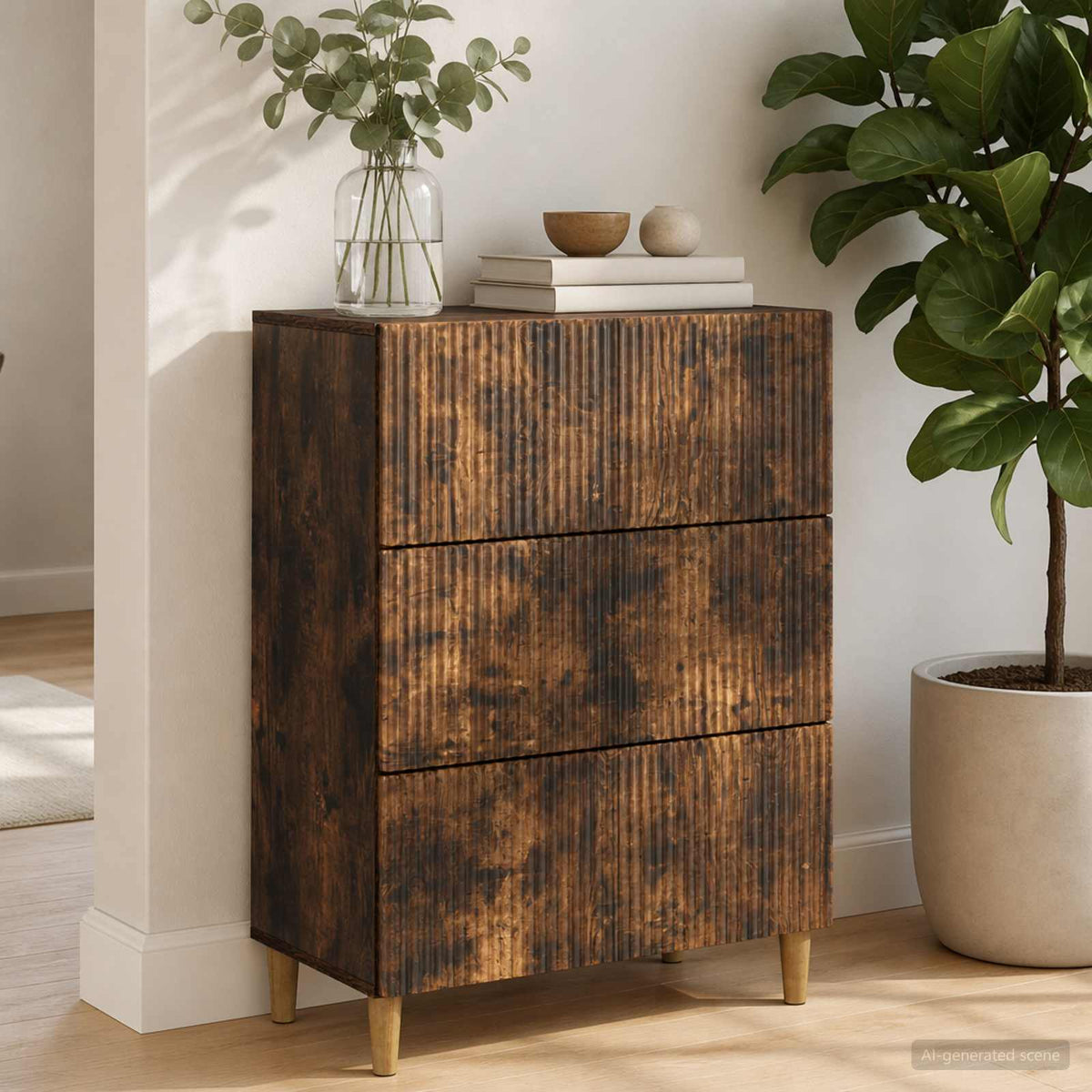 Ormar s ladicama 66 x 34,5 x 90 cm Konstruirano drvo