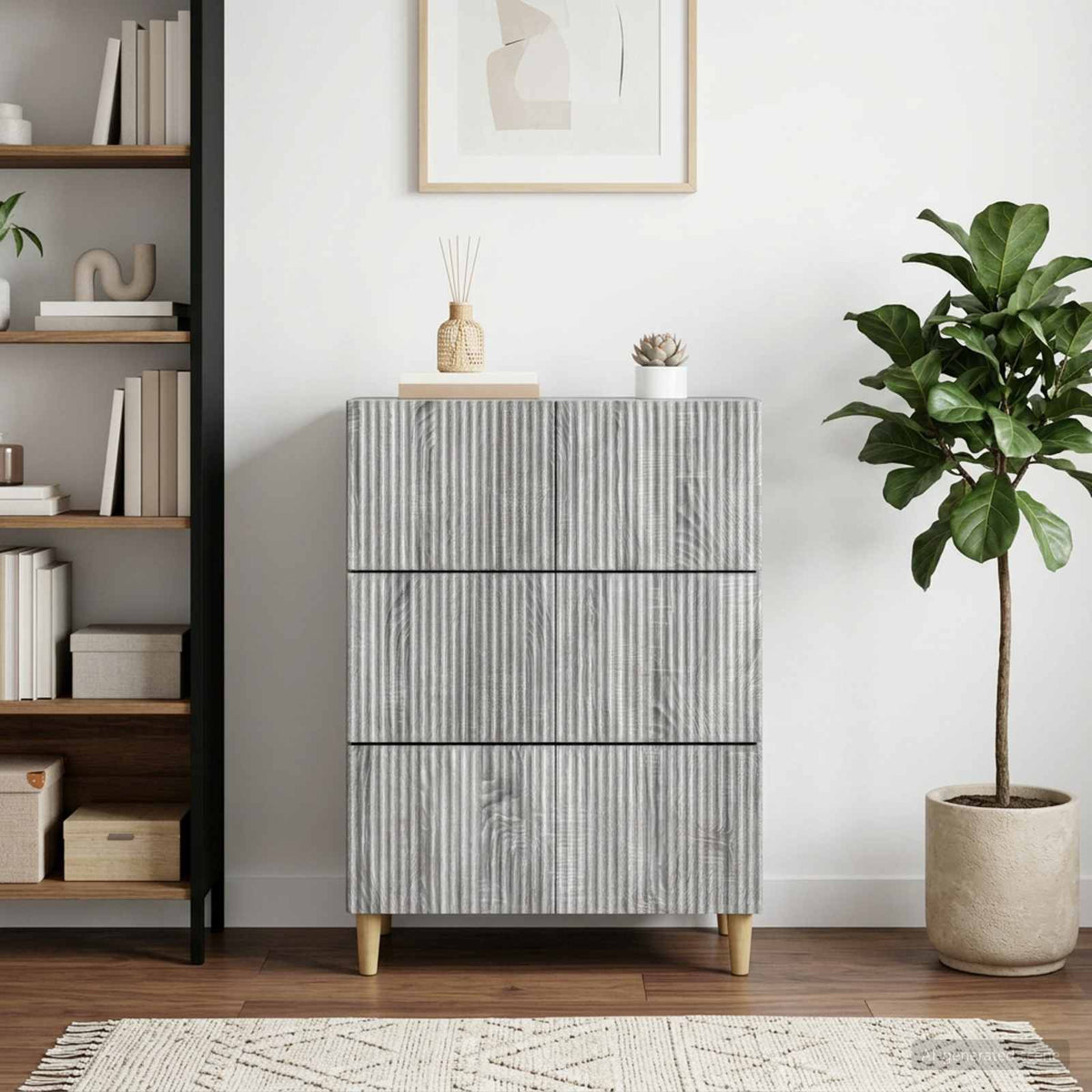 Ormar s ladicama 66 x 34,5 x 90 cm Konstruirano drvo