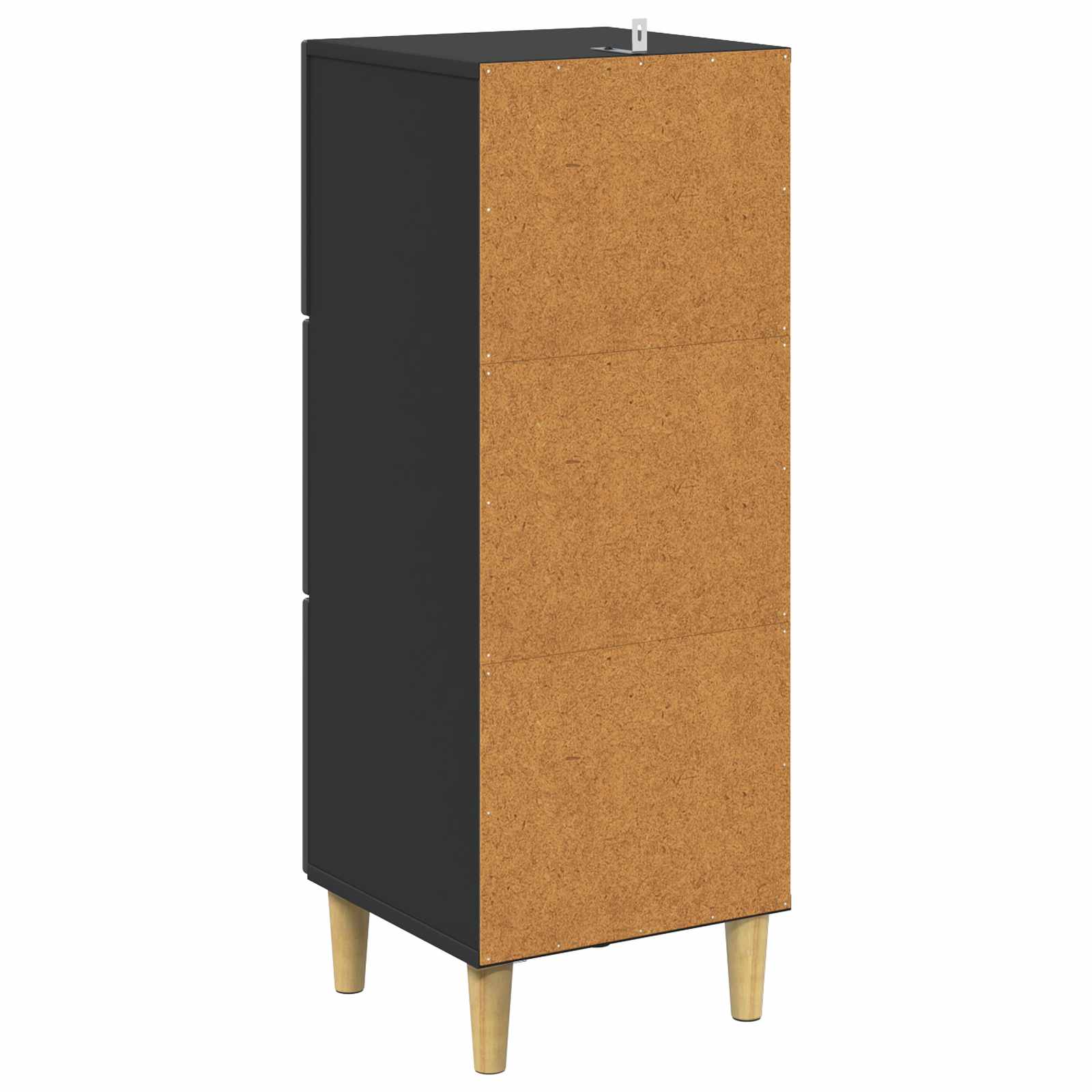 Ormar s ladicama Crna 33 x 34,5 x 90 cm Konstruirano drvo
